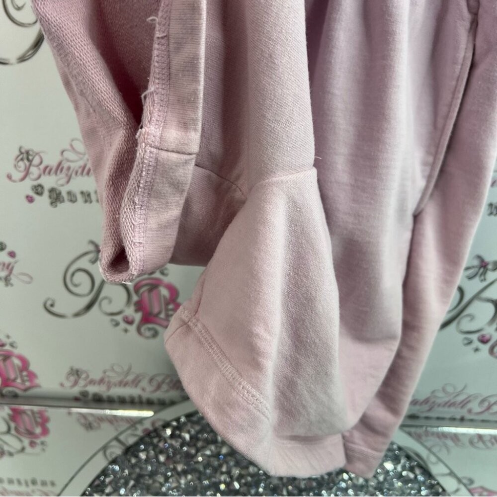 Jones New York Sport romper tank style with shorts tie up Light Purple pink