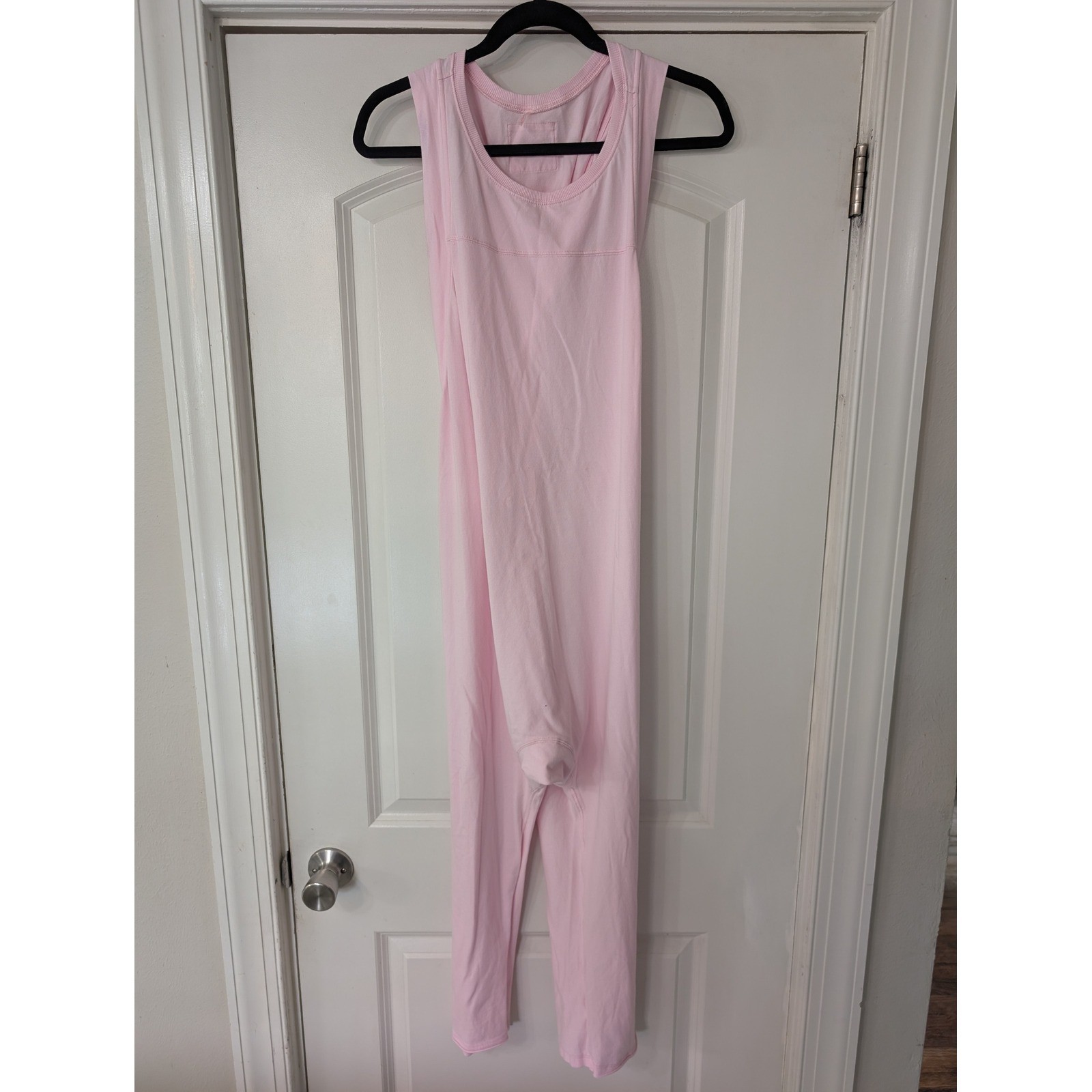 Free People FP Movement One piece Pink Sleeveless Jumpsuit XS twist back