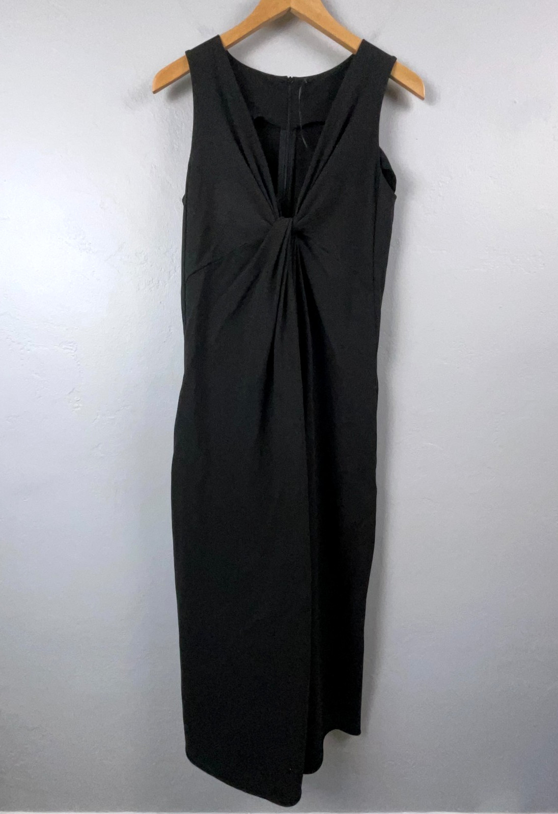 Masnada Jumper Womens Sz 2 Wide Leg Tie Front Sleeveless Jumpsuit Made in Italy