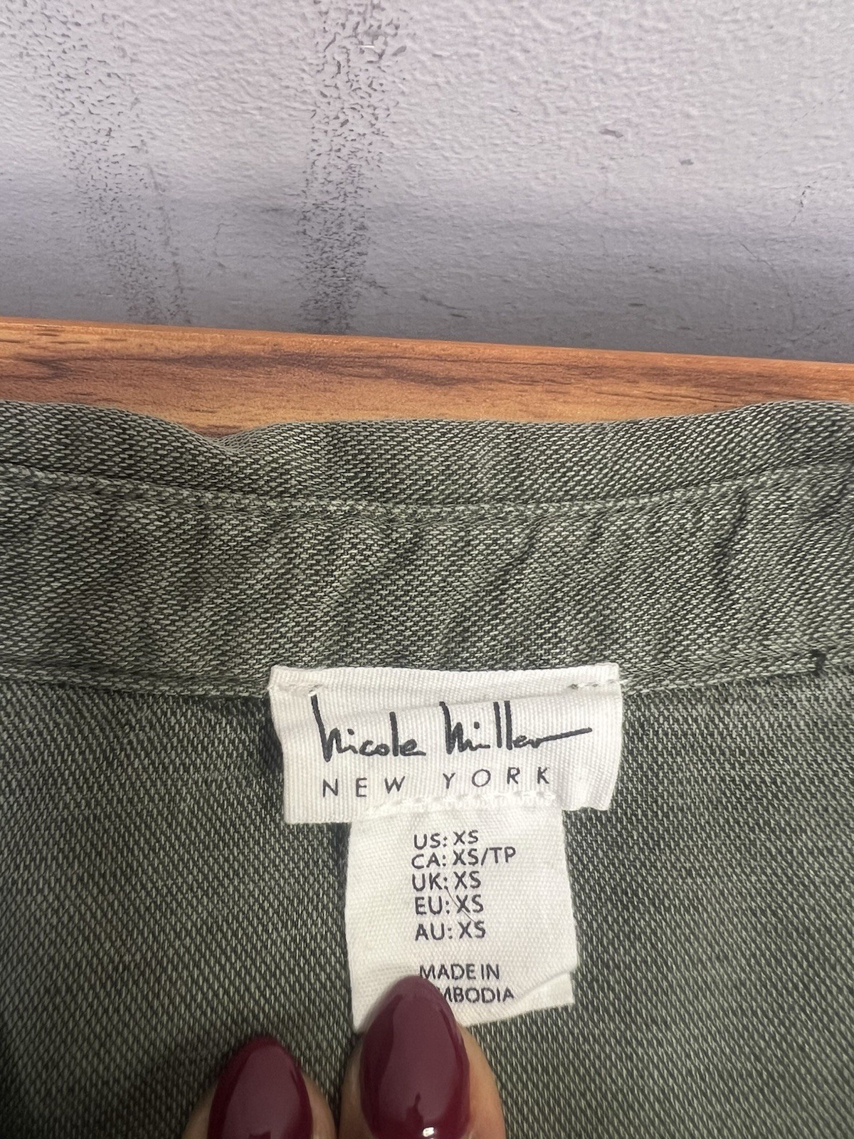 Nicole Miller New York Romper Size XS Casual Linen Lyocell Blend Braided Belt