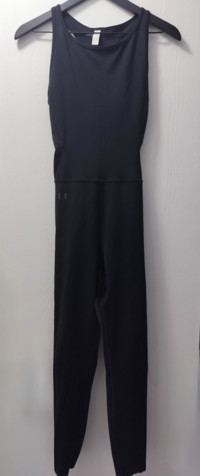 Under Armour Rush Womens Black Compression Bodysuit Medium Unitard Active