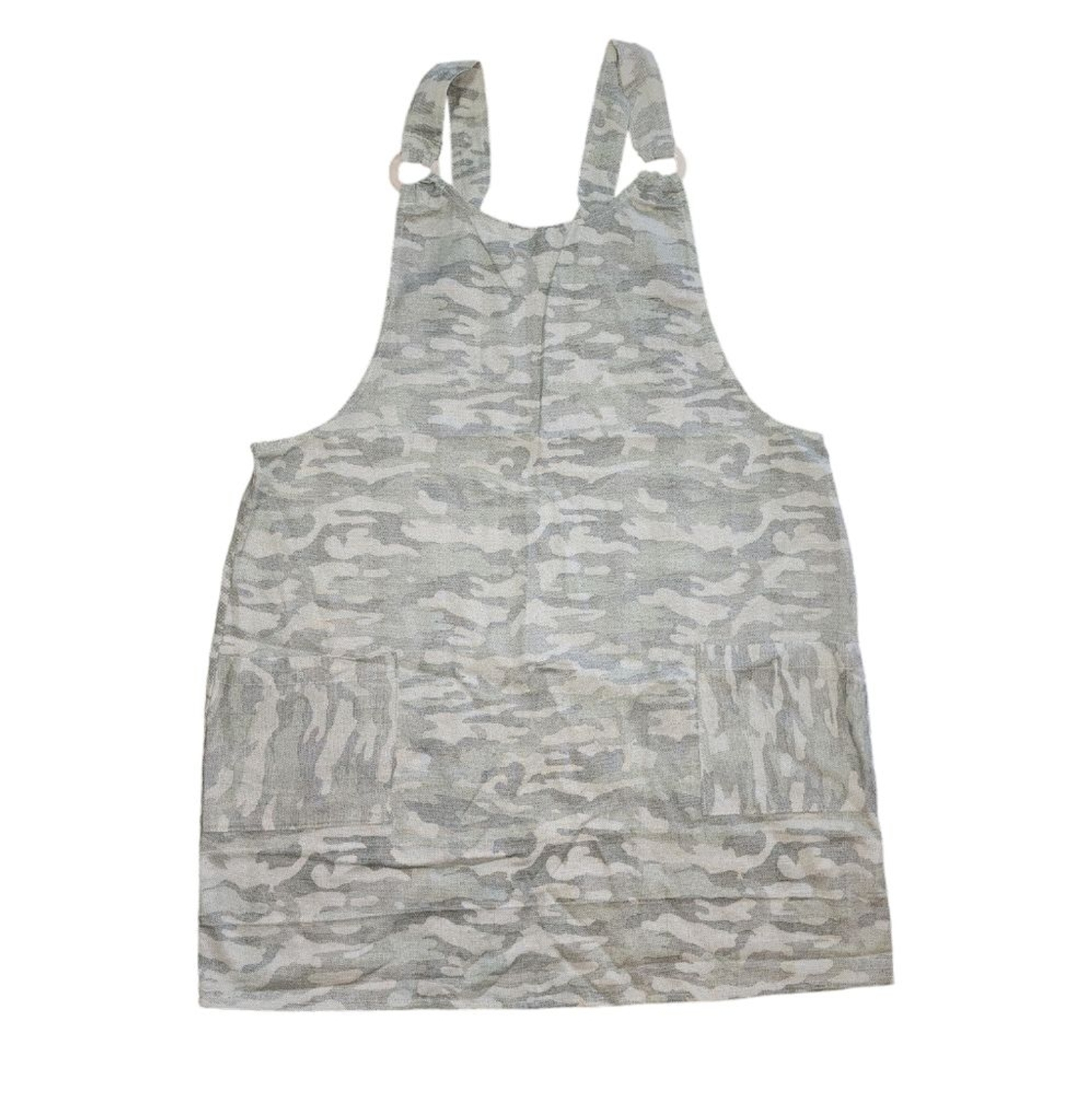 Green Camo Skirt Overalls