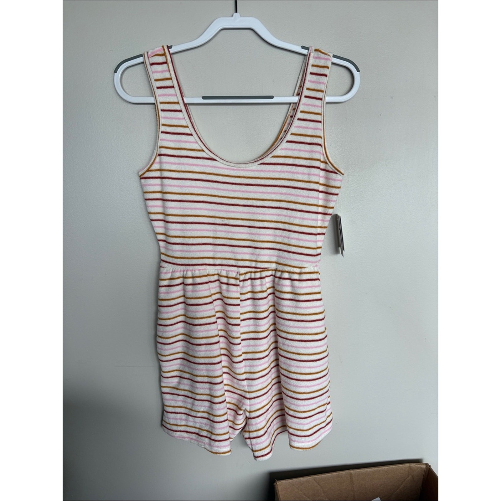 NWT BP. Nordstrom Mara Stripe Sleeveless Romper Size Medium