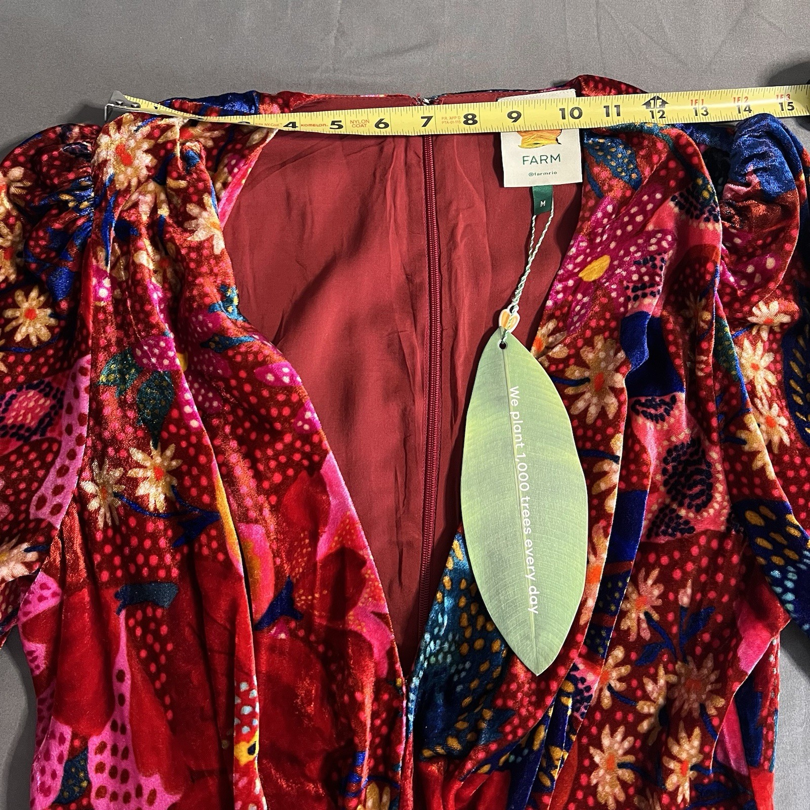 NWT Farm Rio Snake Garden Velvet Jumpsuit Size Medium Tropical Boho Eclectic