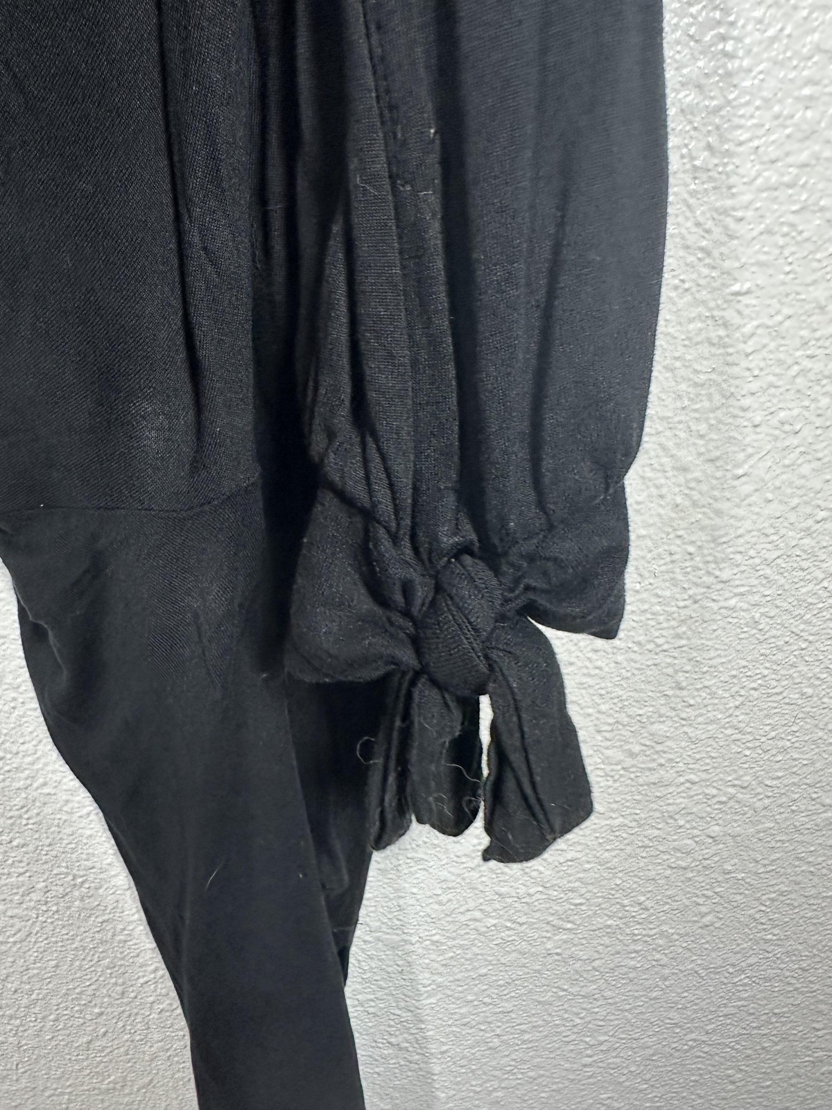 Lascana Jumpsuit Womens Large Black Adjustable Straps Drawstring Pockets Jogger