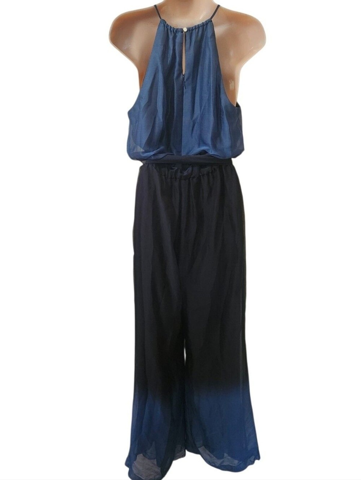 TAHARI ASL Chiffon Ombre Jumpsuit – Size 8