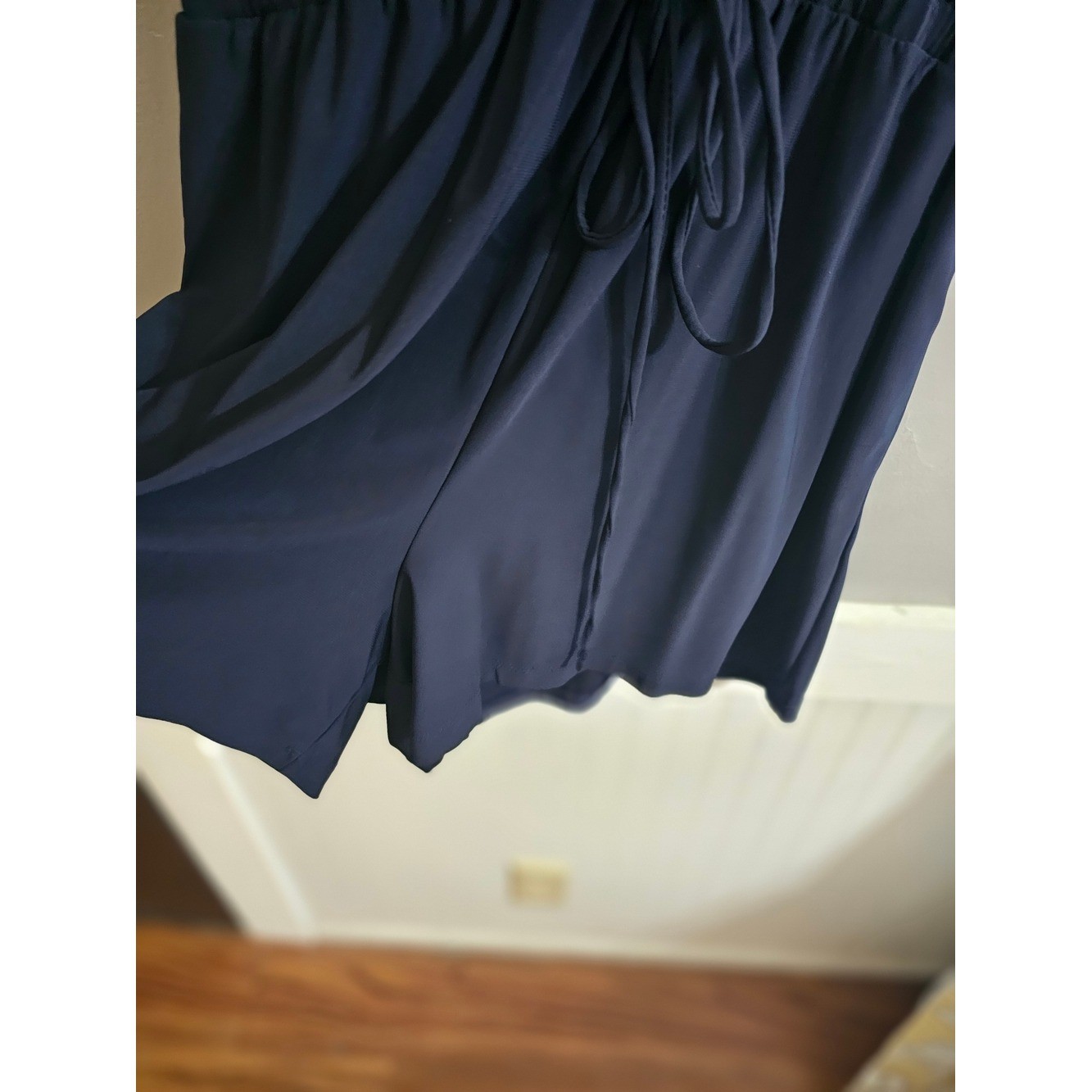 Emma & Michele Navy V-Neck Romper Shorts