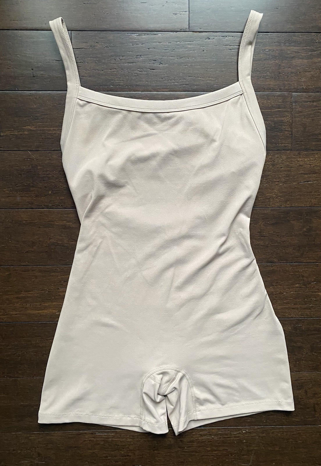 GARAGE Women’s Unitard Short-all w/ built-in Shelf Bra Small Athletic Romper