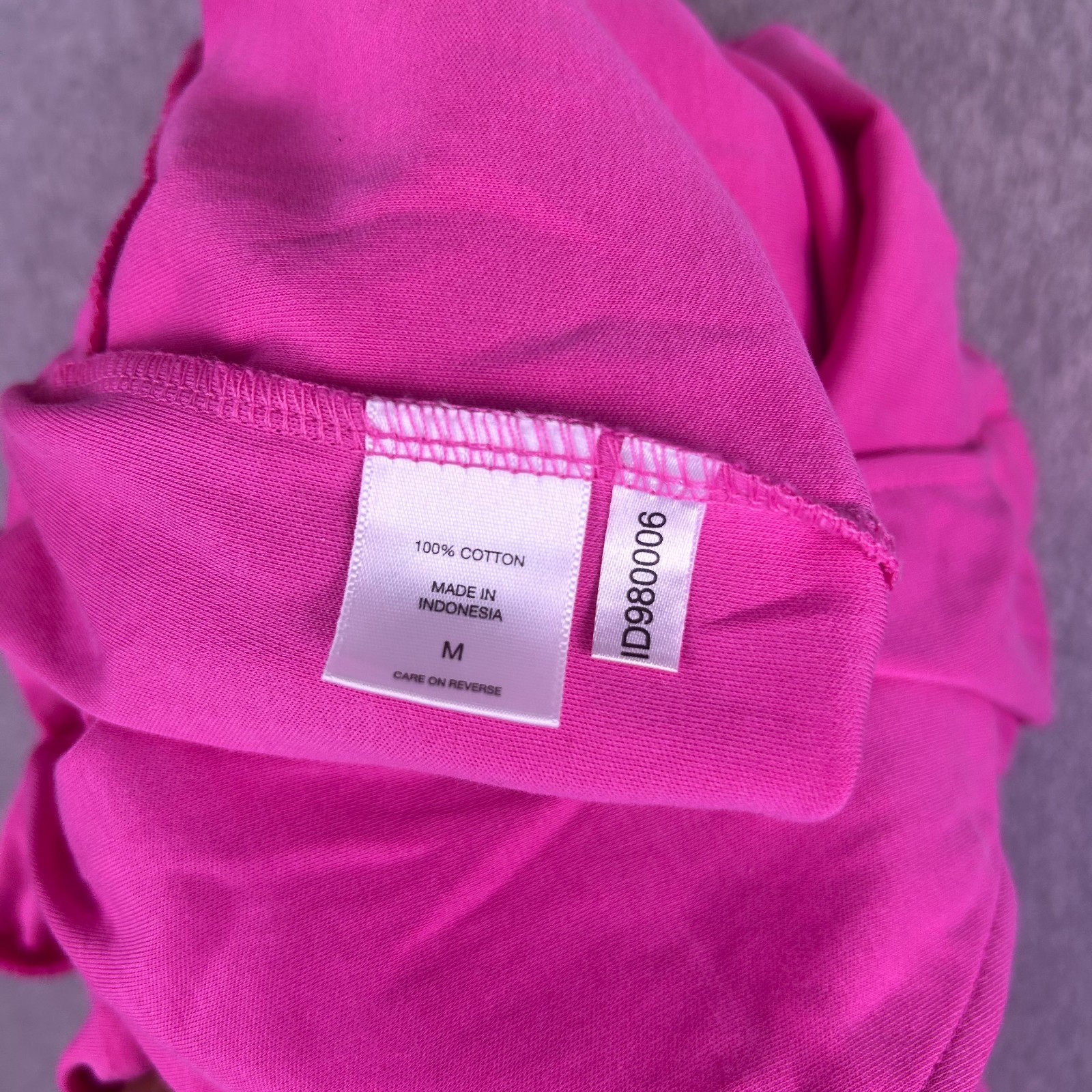 New York And Company Romper Women’s Medium Pink Side Pockets Tie Back Preppy NWT