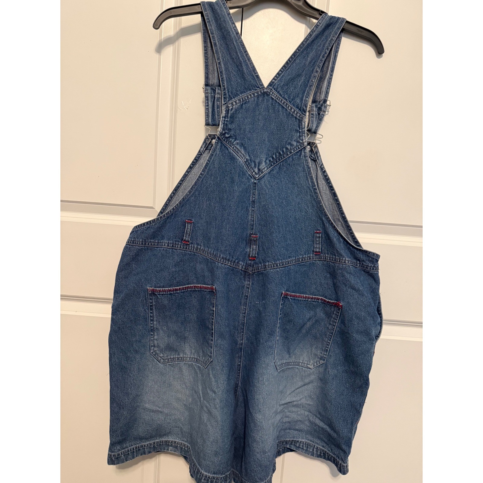 Disney Main Street Tigger Champ Denim Shortalls Womens 22W 24W Vintage Style
