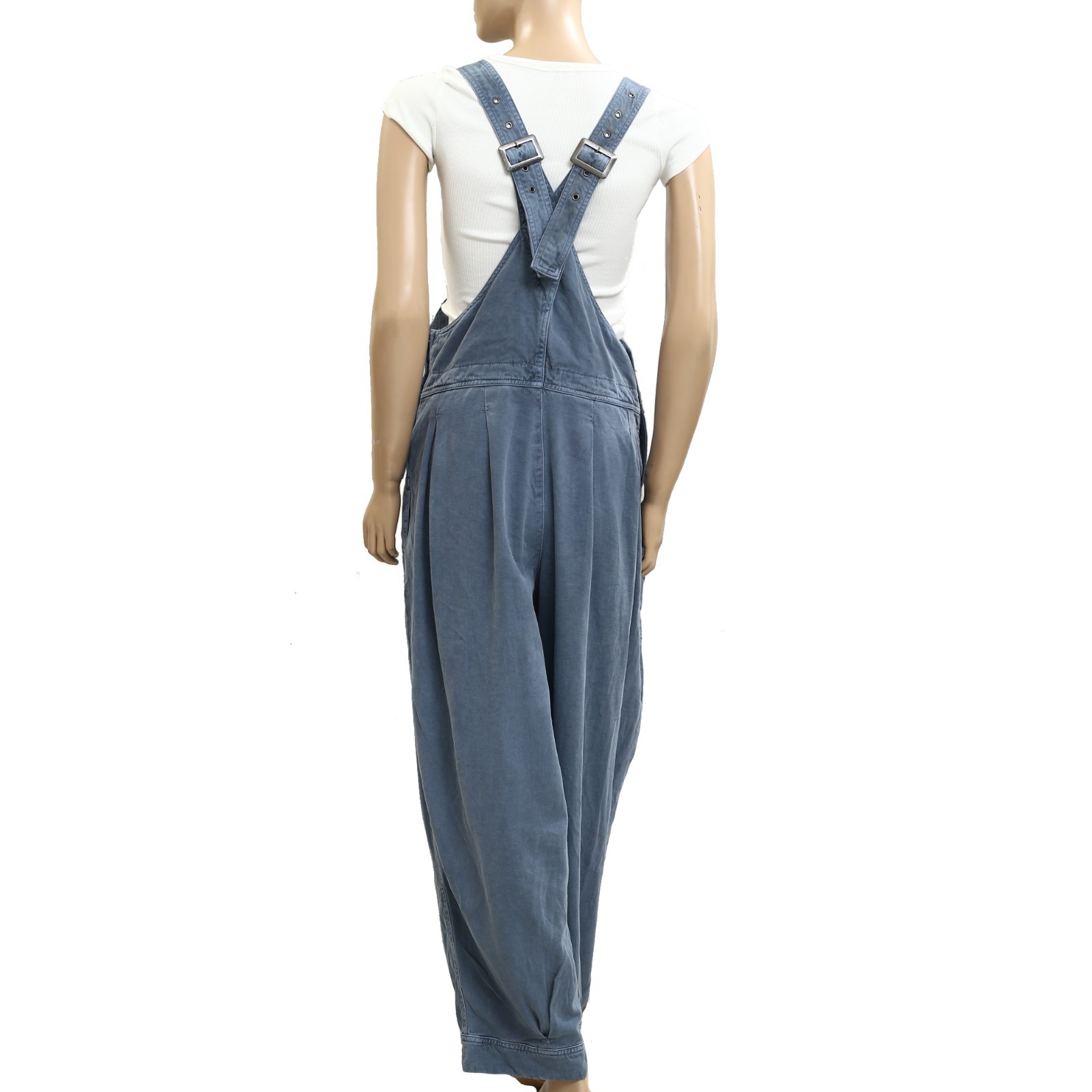 Free People We The Free Felix Tapered Overalls Jumpsuit Dress Pinafore M 288075
