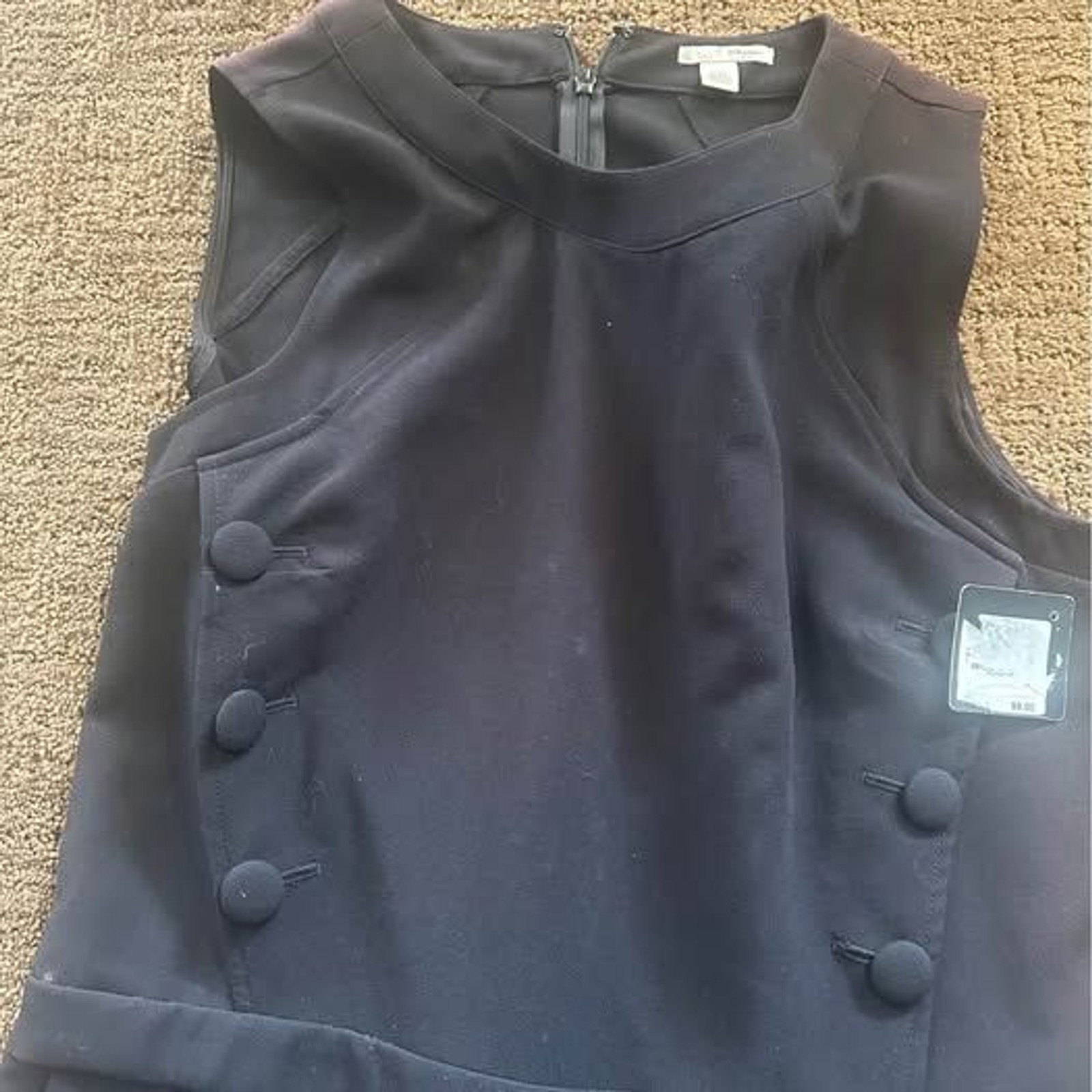 NWT Halogen Nordstrom Side-Button Wide-Leg Jumpsuit – Large