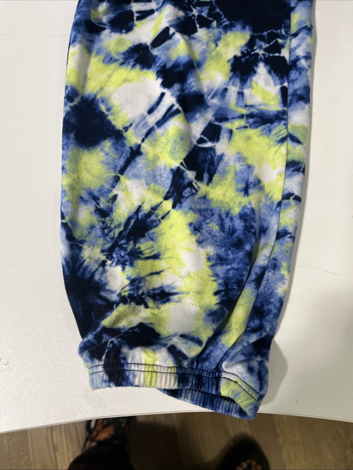 Eye Candy Women Sz. S Blue/Green Jumpsuit Romper Sleeveless Elastic Waist Pocket