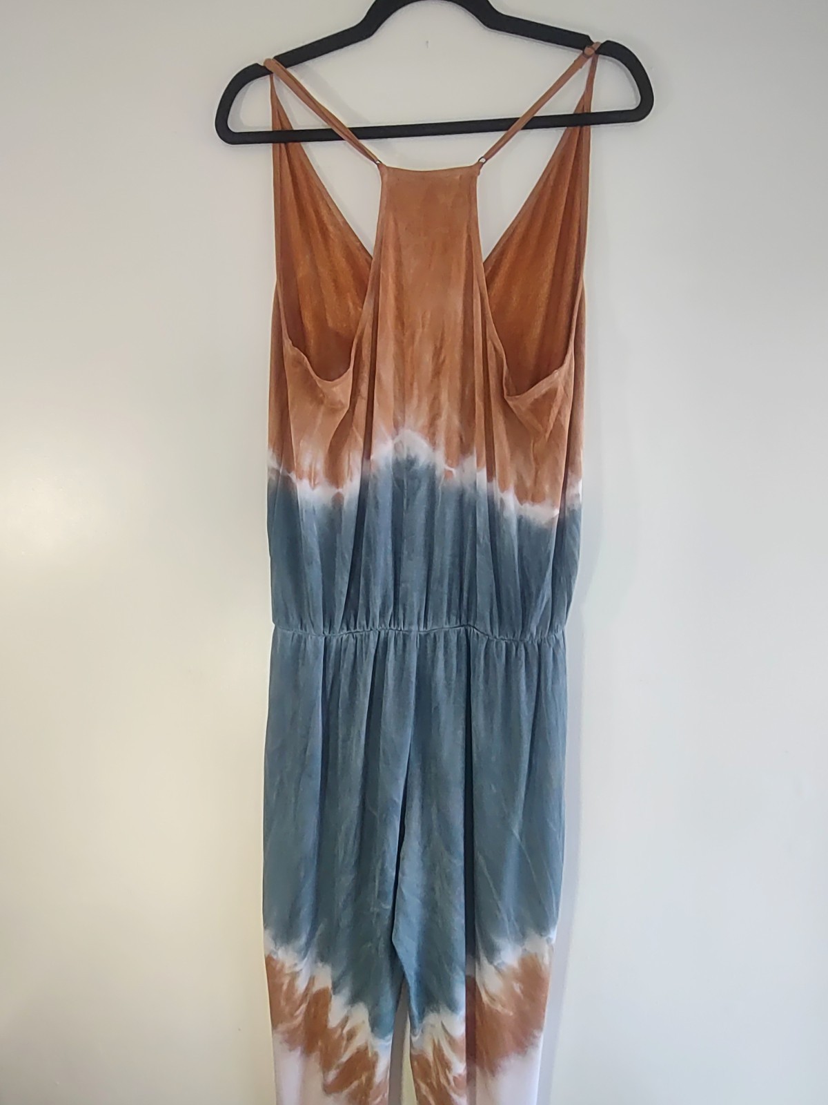YFB Young Fabulous Broke Tie-Dye Tank Top Jumpsuit Boho Indie Earthy Sz Medium