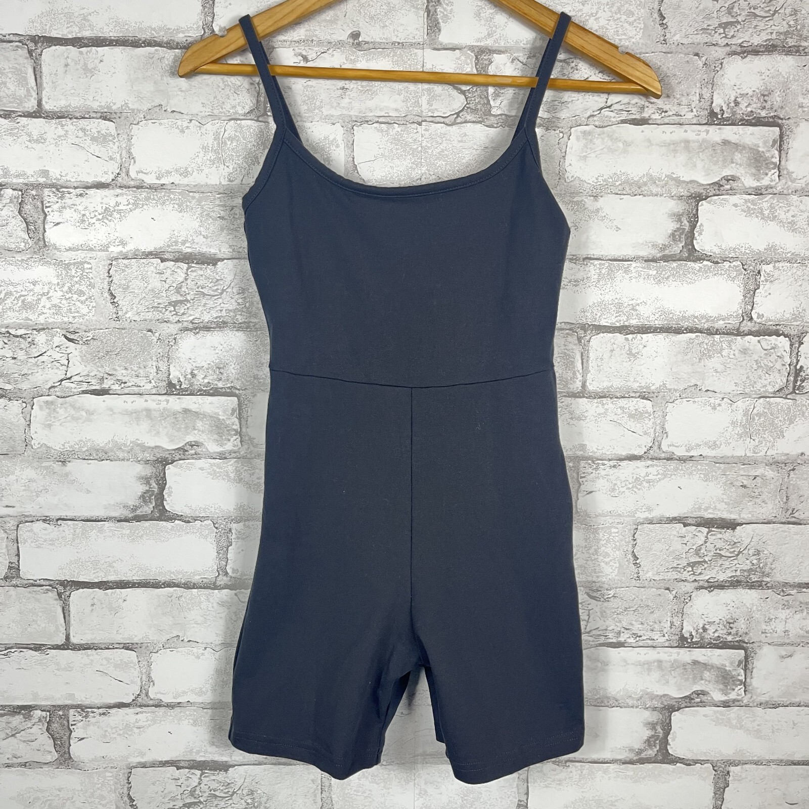 MADEWELL NWOT True Black One-Piece Lightweight Knit Biker Unitard XS NJ141