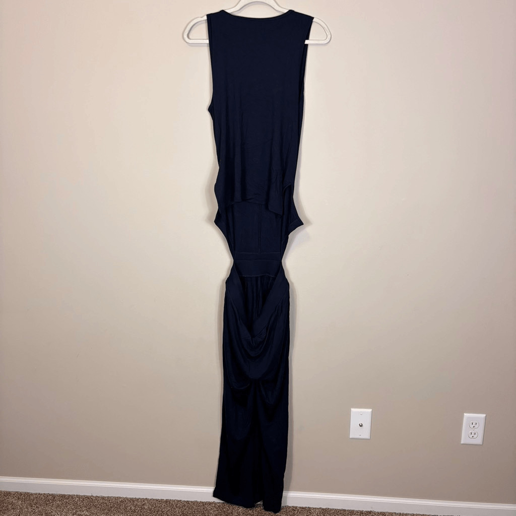 Cabi Navy Blue Summer Sleeveless Jumpsuit Style# 5954 Size XS