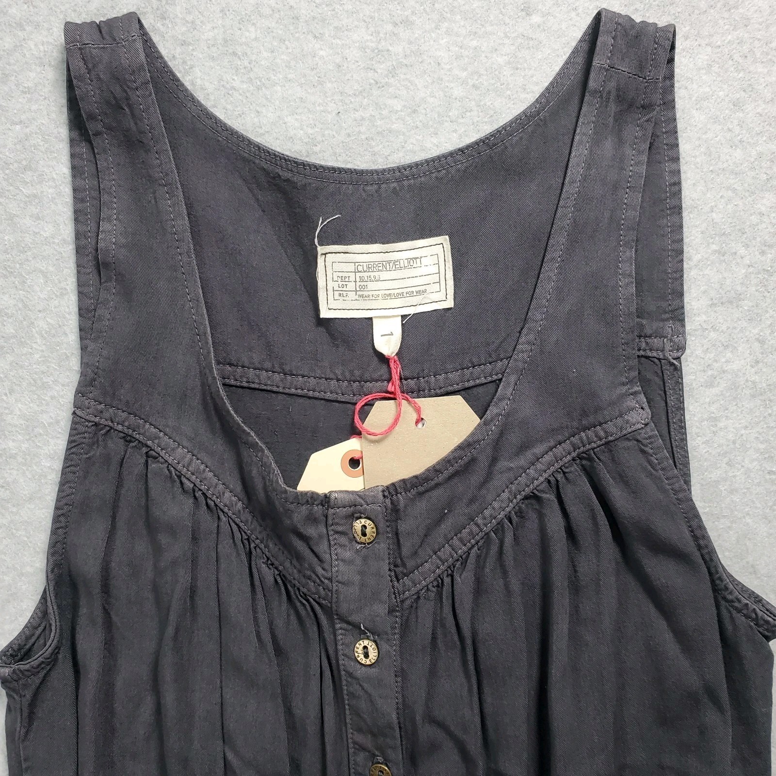 Current Elliott The Ruby Romper Size 1 / S Washed Black