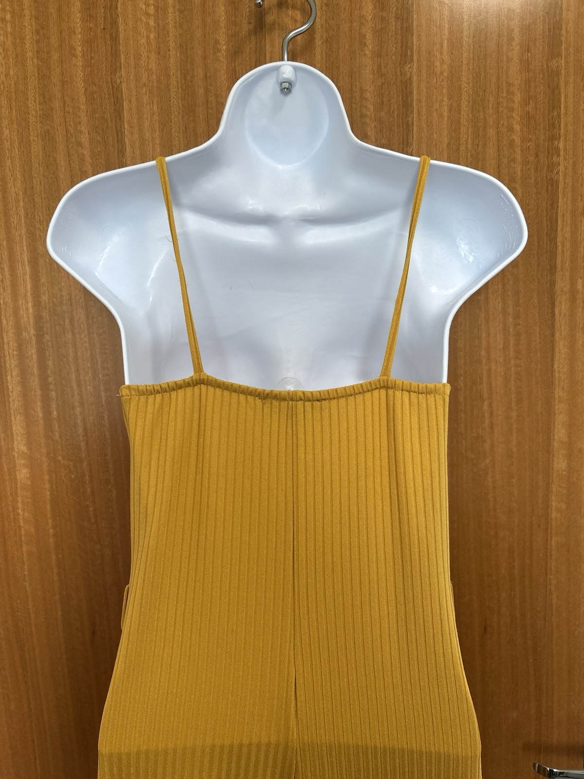 Primark Jumpsuit Women’s Size UK 8 Mustard Yellow Culotte Wide Leg Summer Retro