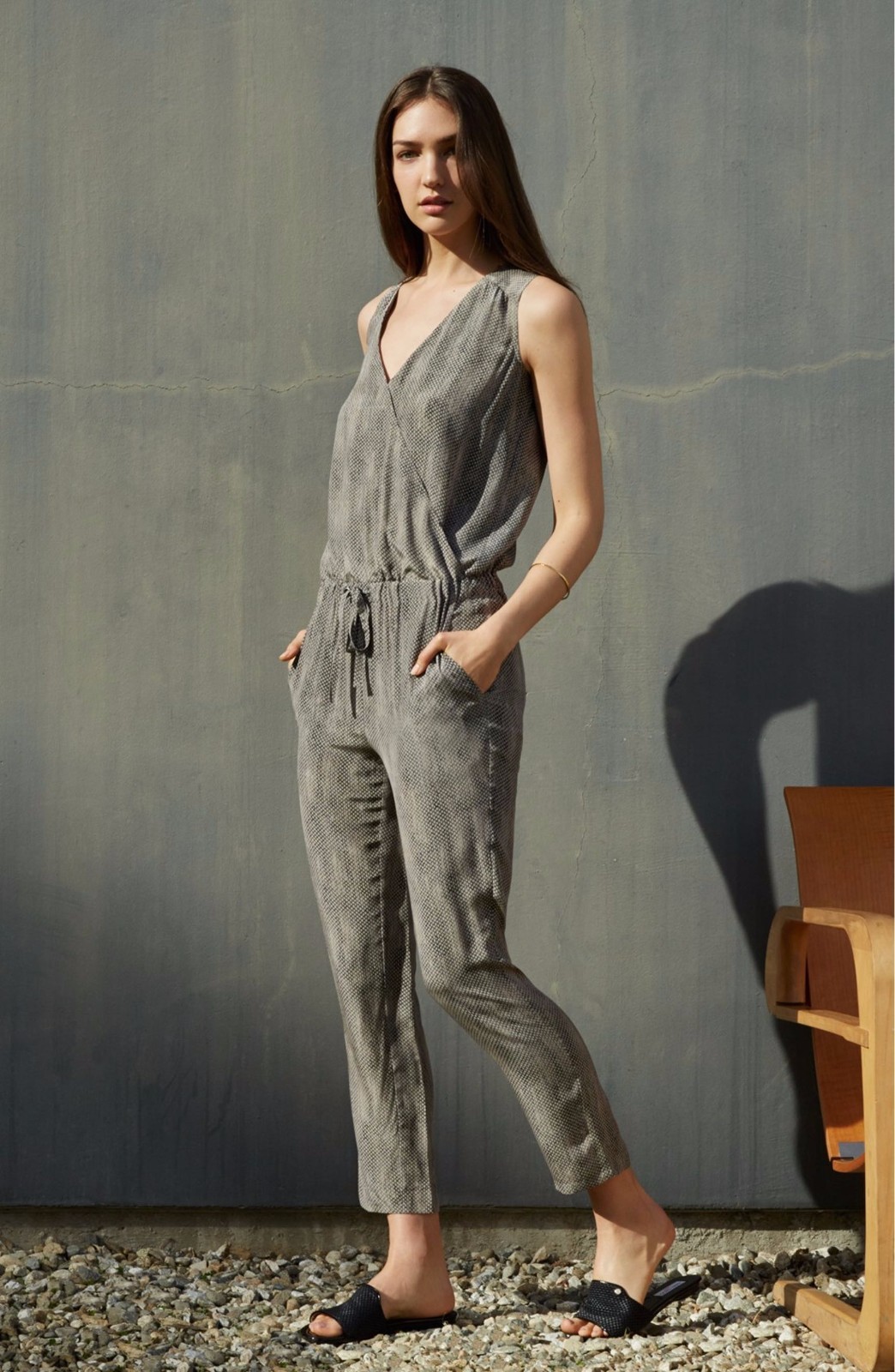 The Fisher Project Chain Print Sleeveless Jumpsuit (size S/P)