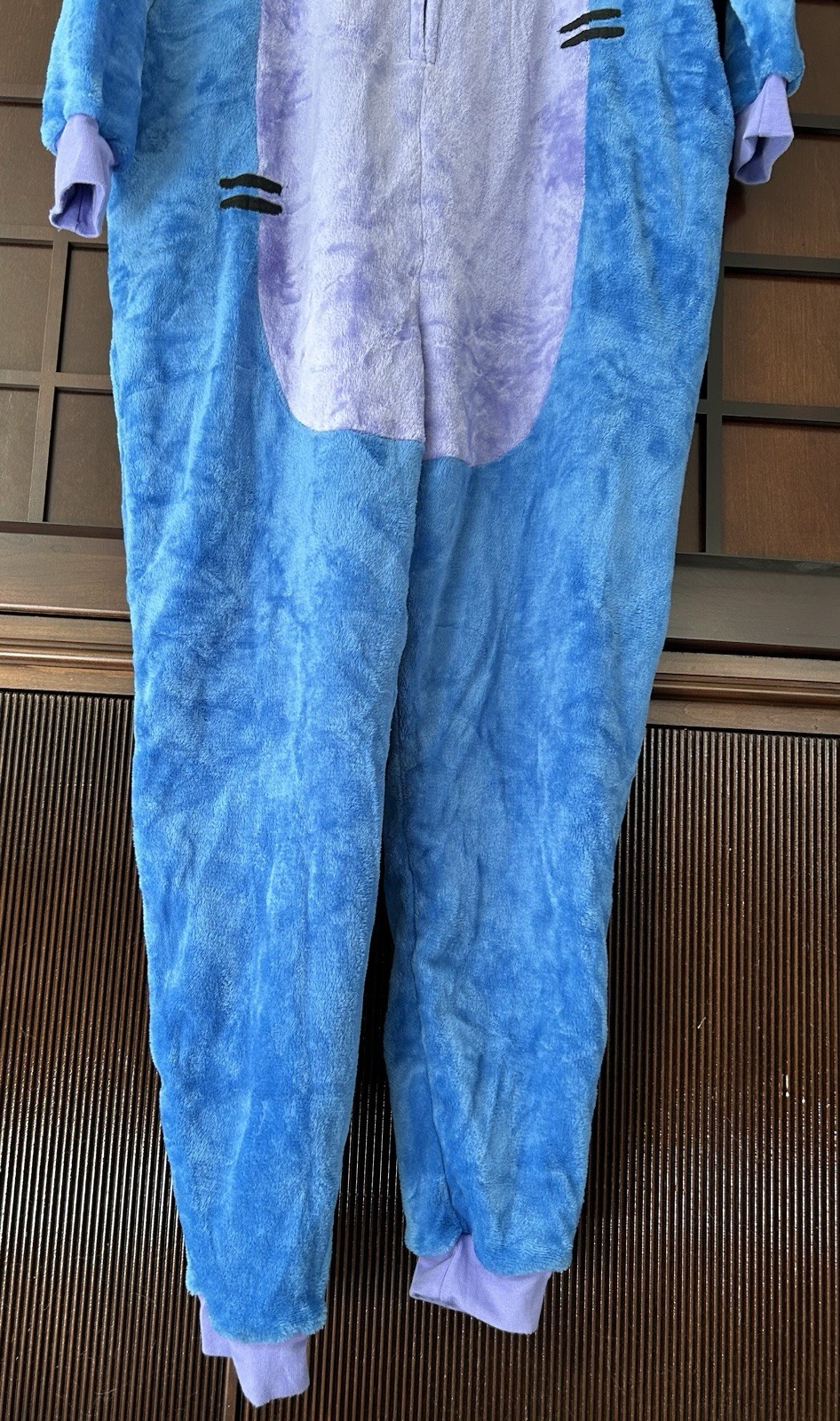 Eeyore, Winnie The Pooh Plush Fleece One Piece Zip Up Jumpsuit Romper Adult Size