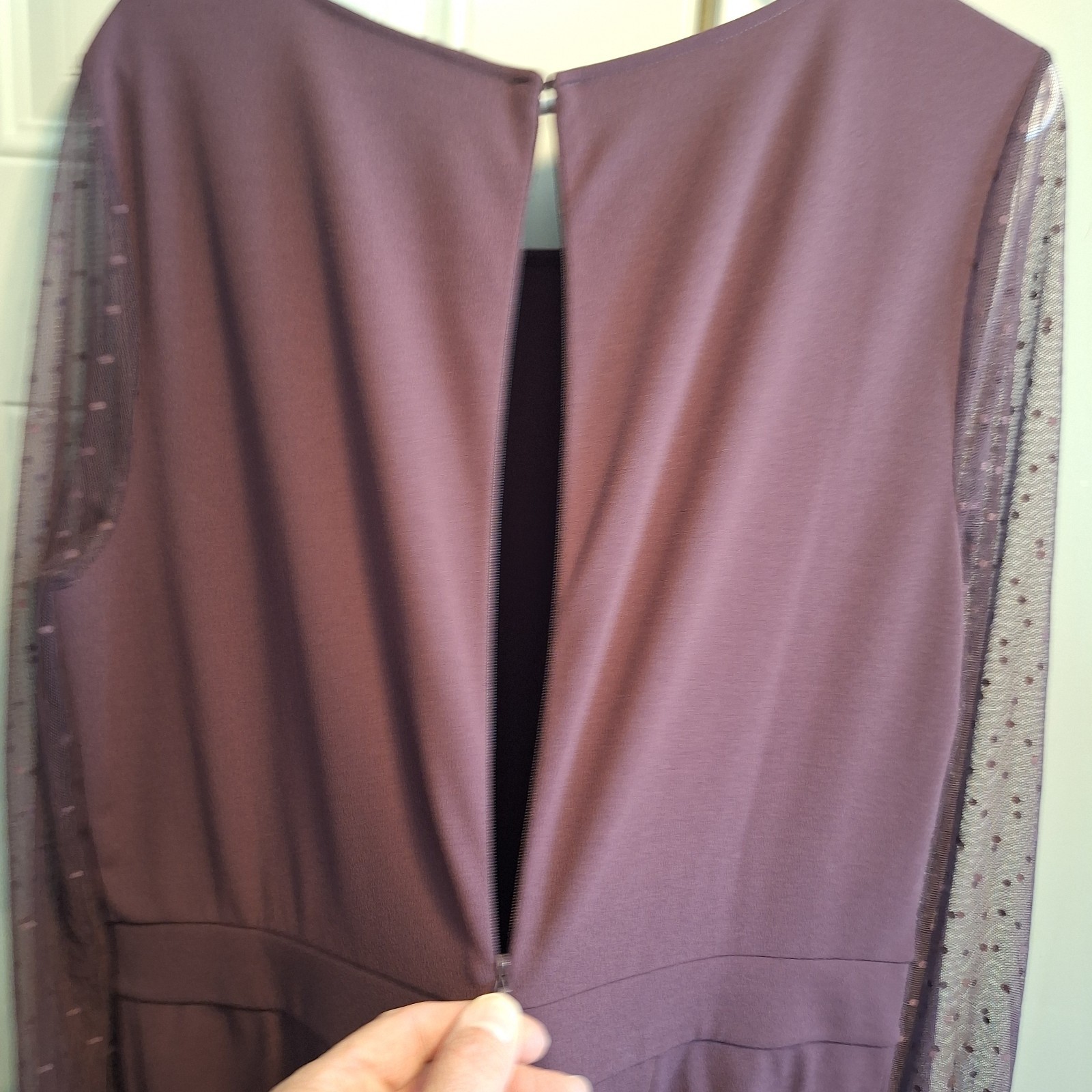 Womens Wide Leg Jumpsuit L Purple Boho Coastal Lace Cottagecore Gypsy Vacation