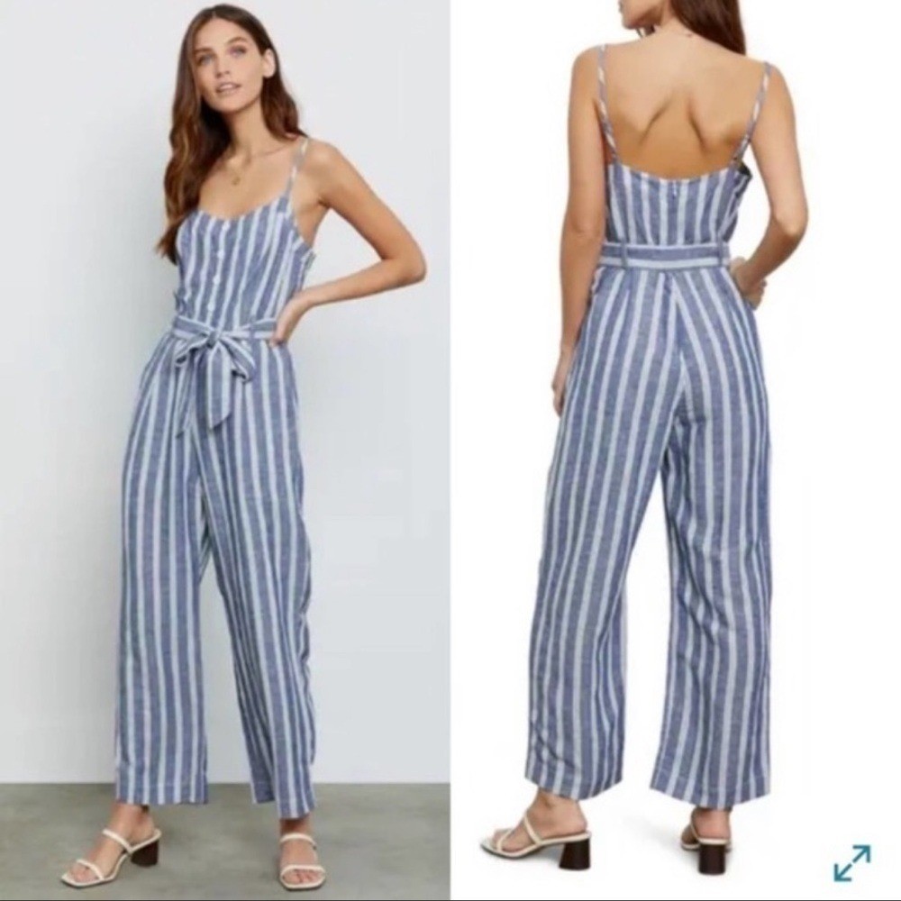 Rails Harper Normandy Stripe Jumpsuit Large