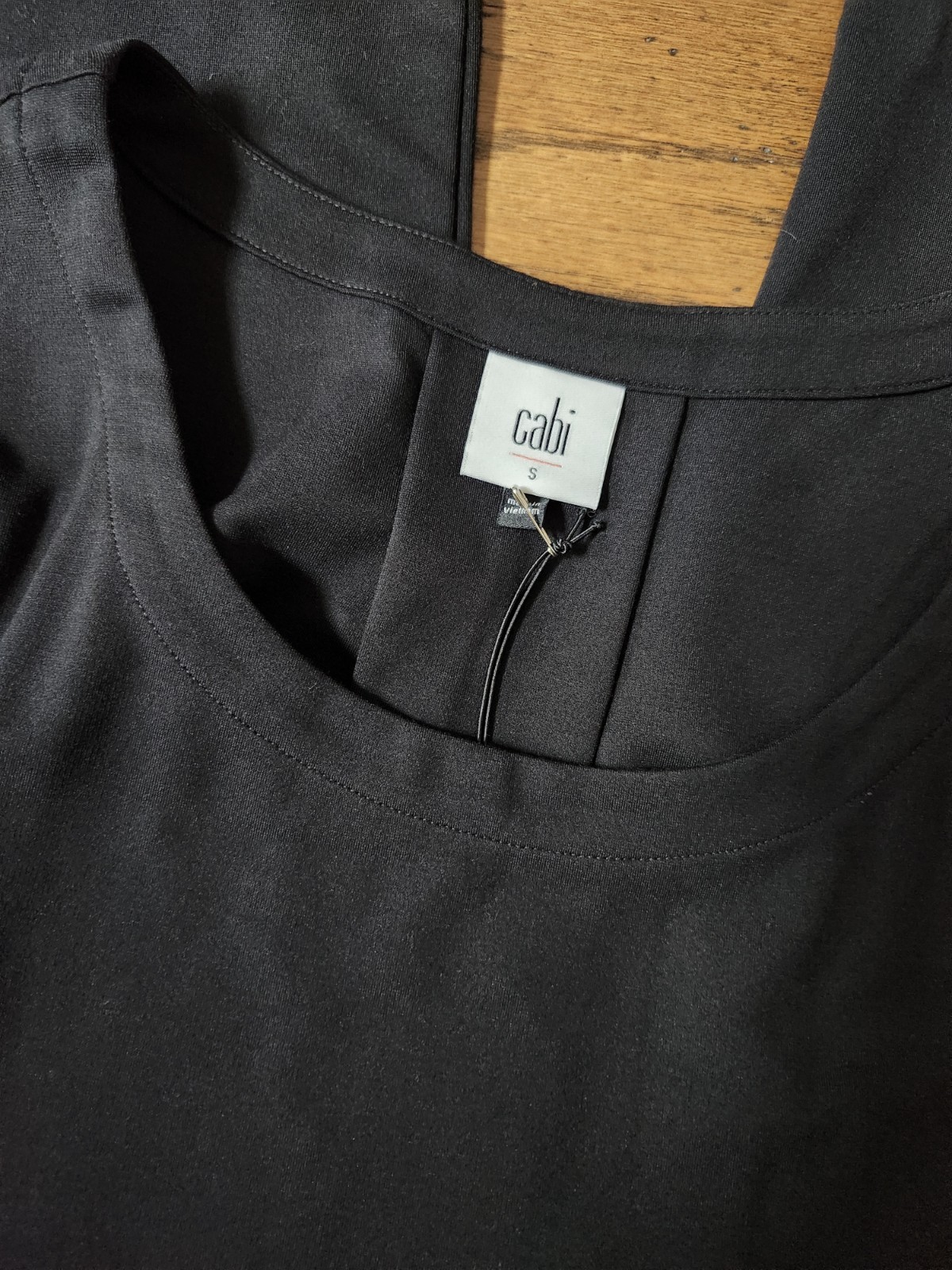 CAbi EASY GOING JUMPSUIT 1209 Size SMALL, Black, Easy Open Back NEW