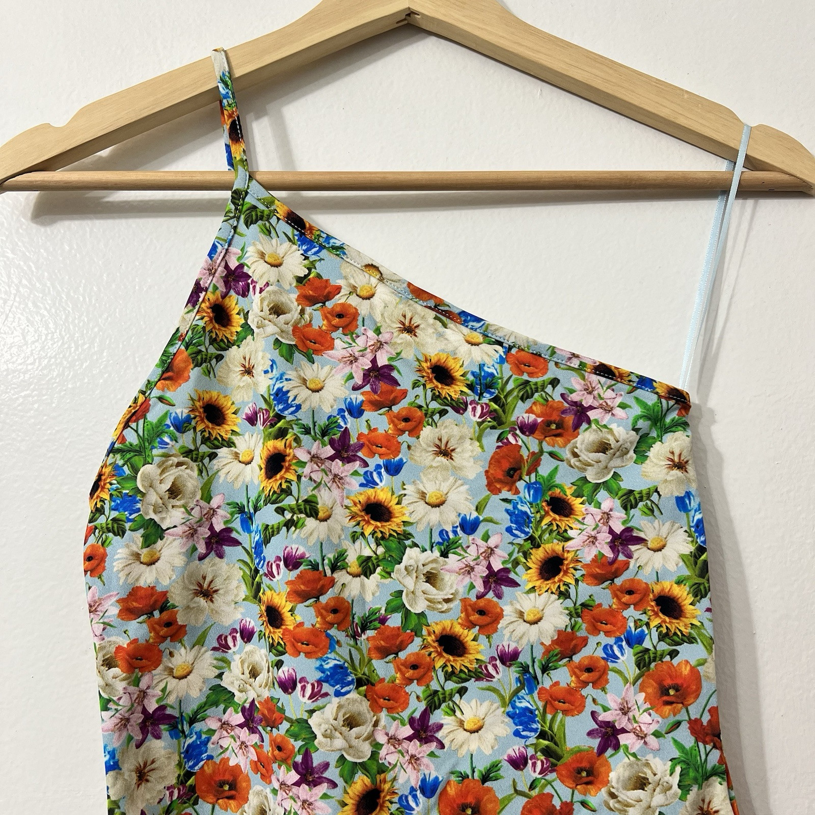 Zara Women’s M Multicolor Floral Beachy Retro 80s Feminine Romper Shorts