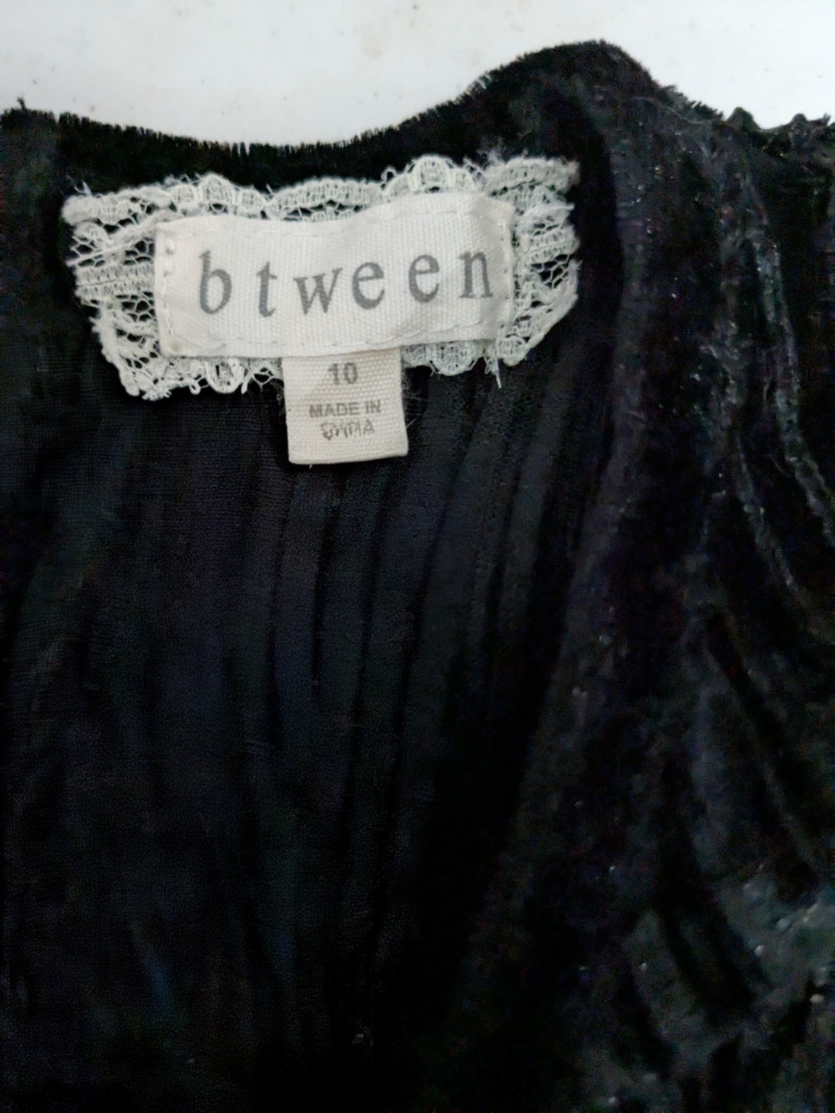 Btween Black Girls Sleeveless Jumpsuit Size 10 Very Soft