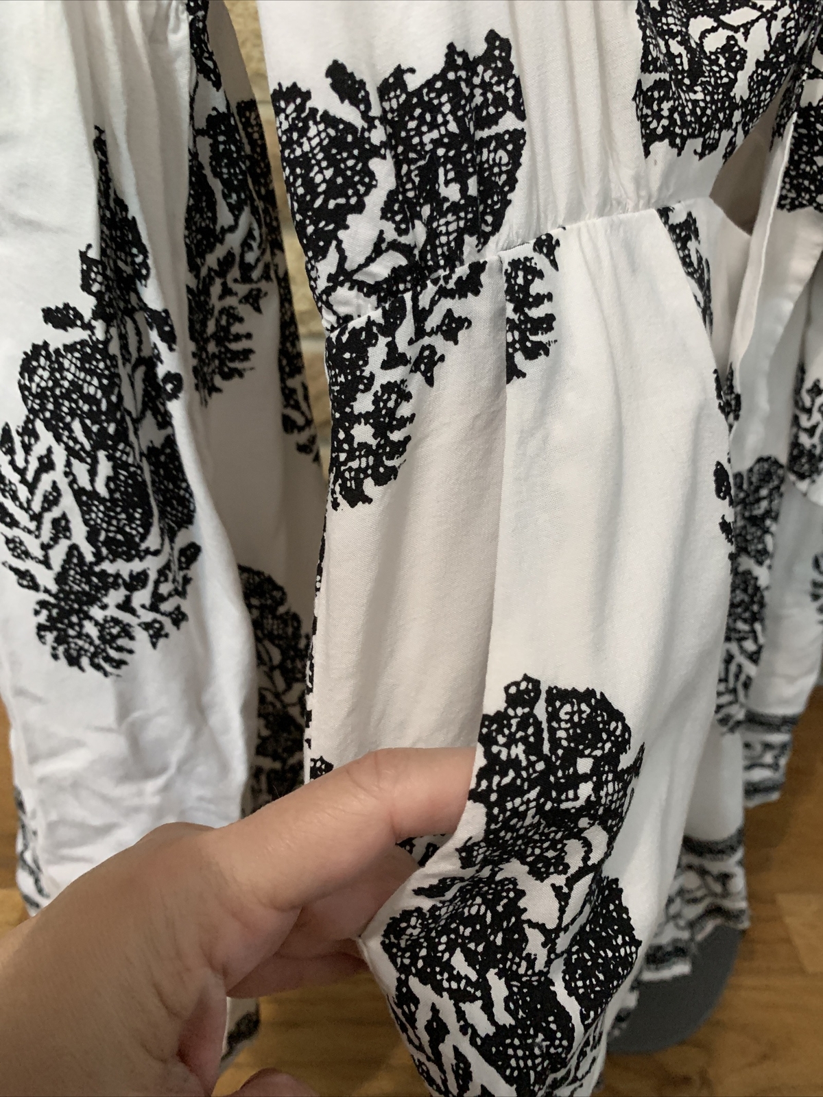 Romper Black And White pockets Clothing Shorts Summer Size M Loveriche