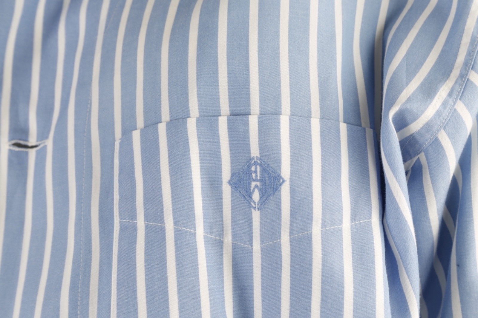 Vintage Ralph Lauren Romper 10 Blue White Striped Cotton Long Sleeve Shorts Jump