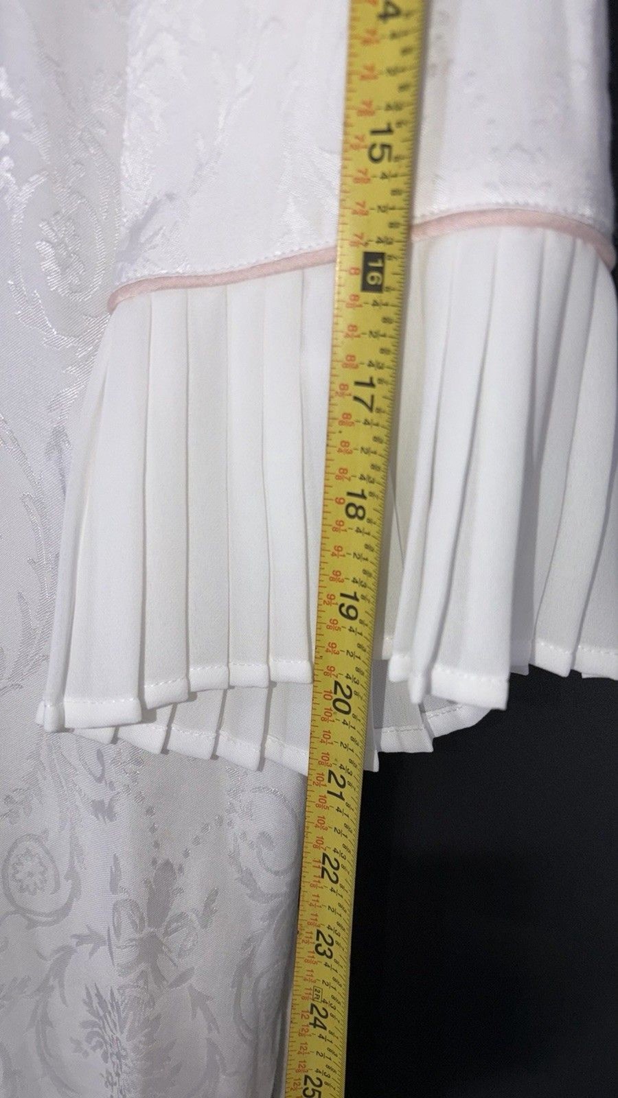 Bebe Pleated Open Front Kimono Jacket L