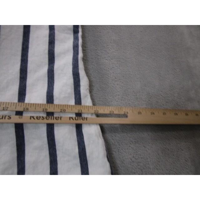 Vince Camuto Jumpsuit Womens XL White Striped Wide Leg Cropped Tie Straps