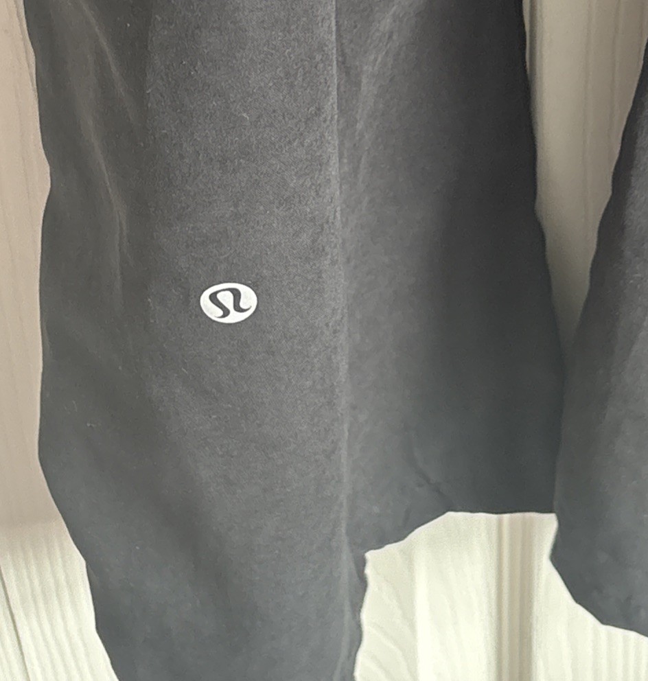 Lululemon Black Strappy Back Jumpsuit L- NWT Pockets Stretch Athleisure Romper
