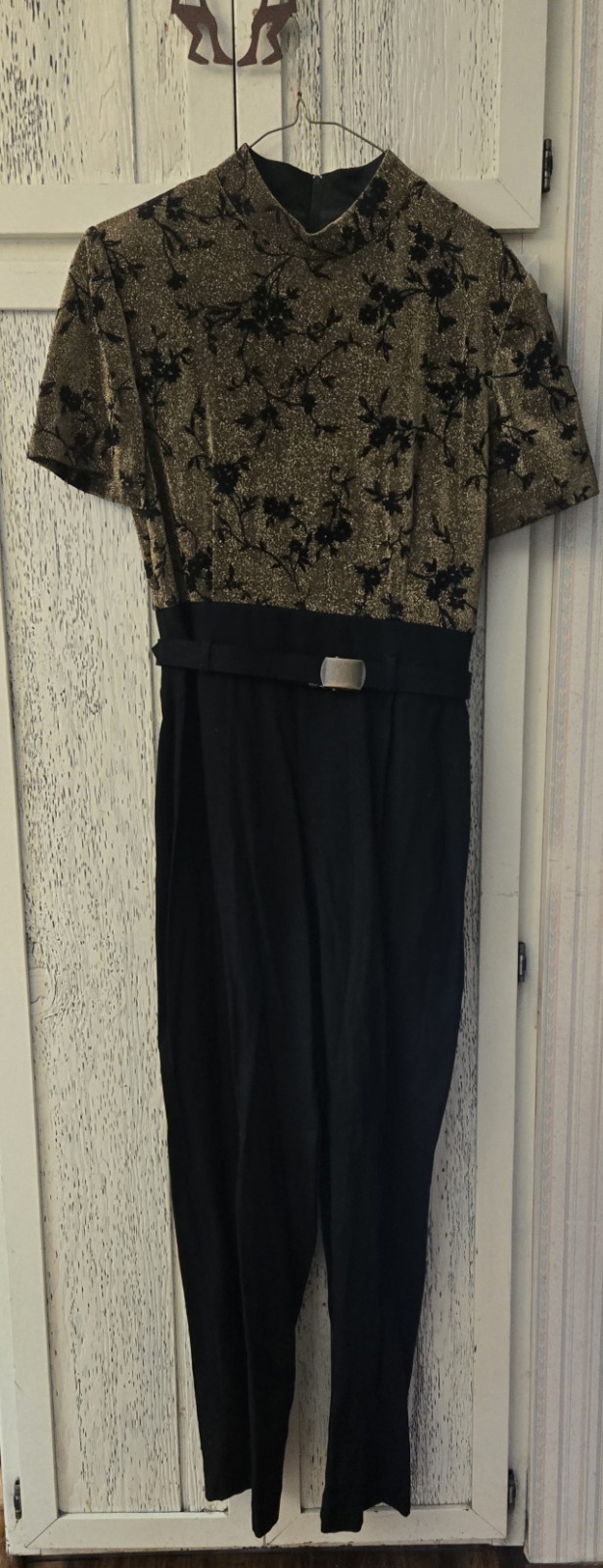 Gold And Black Jumpsuit J.S.J.