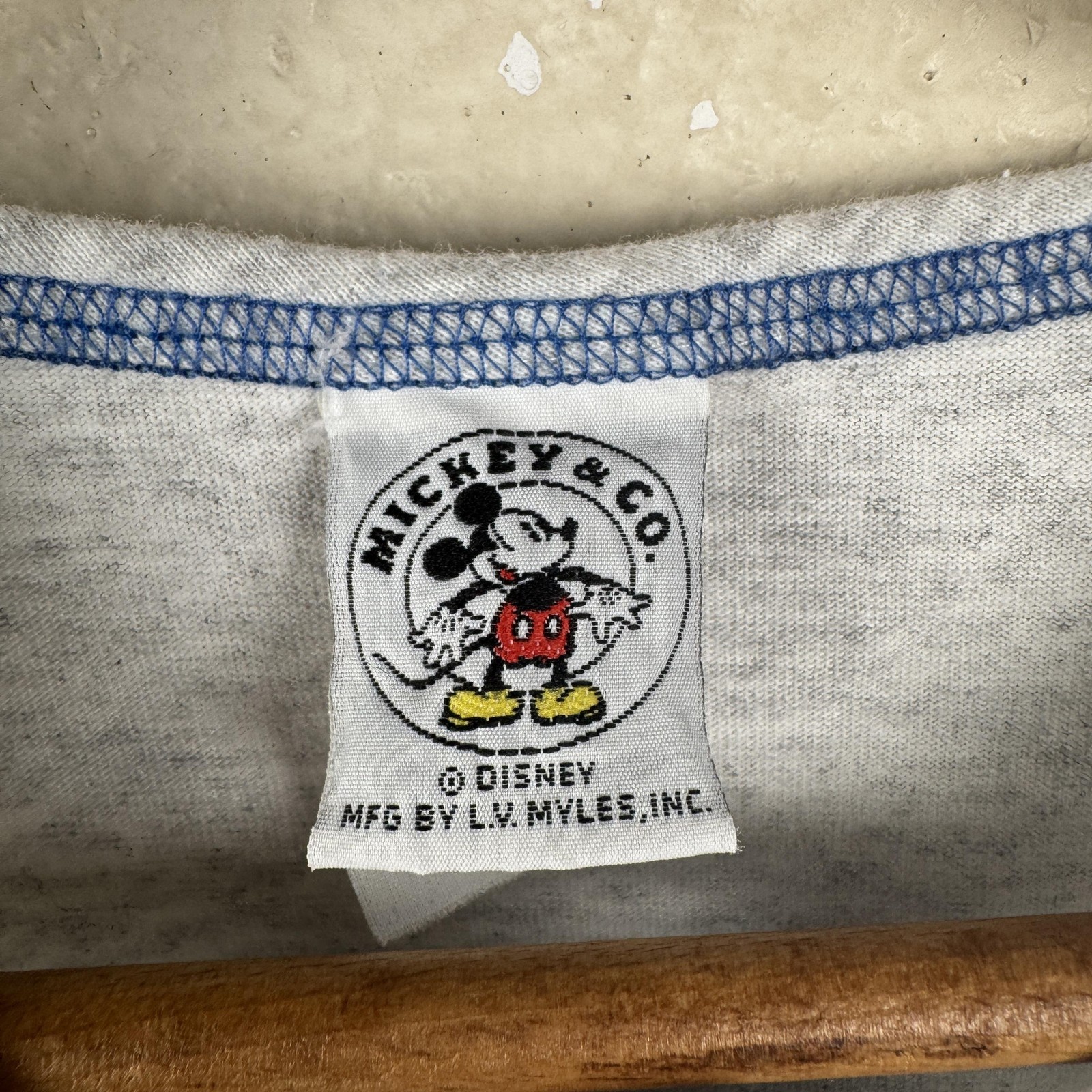 Vintage Mickey & Co Romper Womens Medium Plaid Disney Mickey Mouse 90s Unique