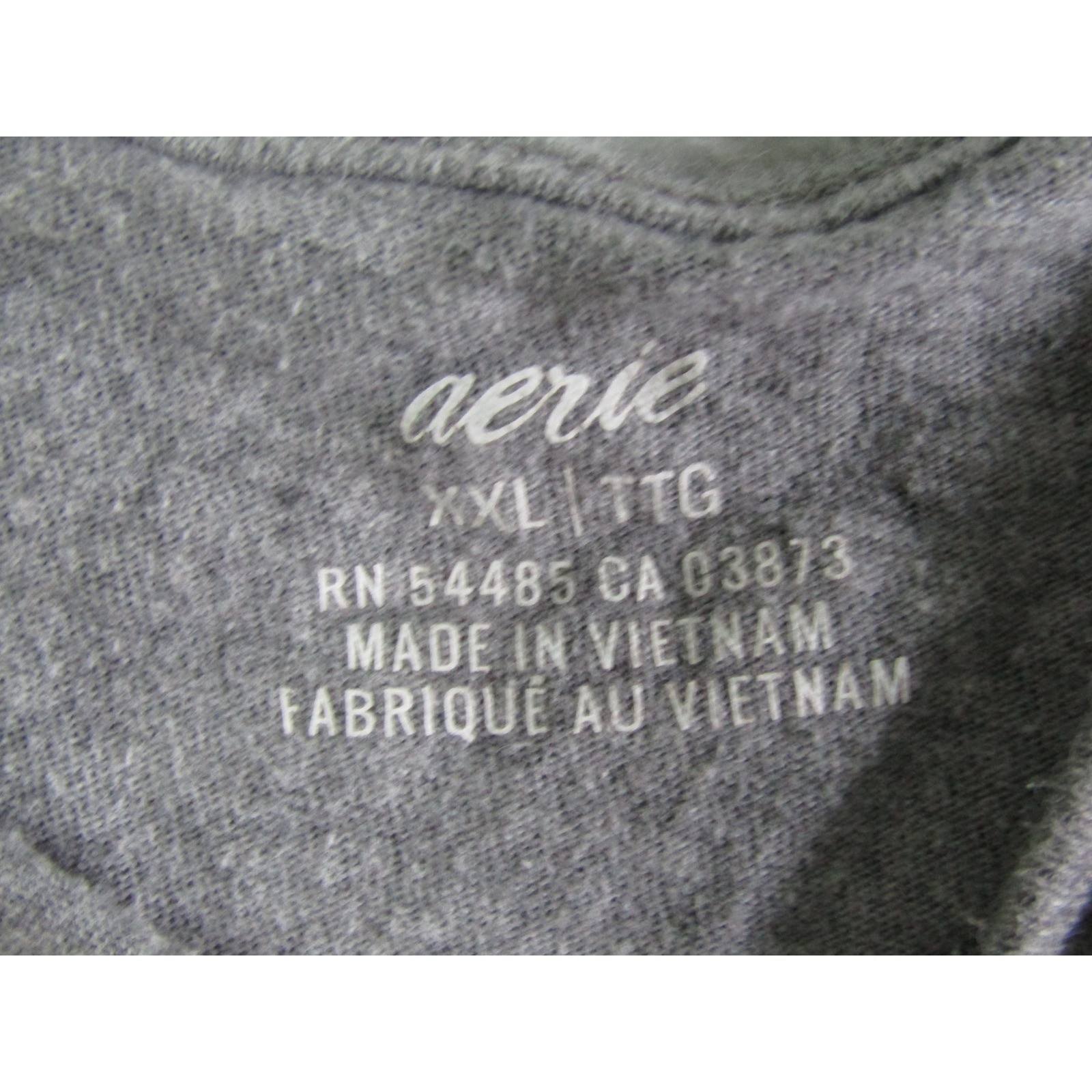 Aerie Gray Cotton Blend Smocked Waist Jumpsuit Jogger Pants Plus Size XXL TTG