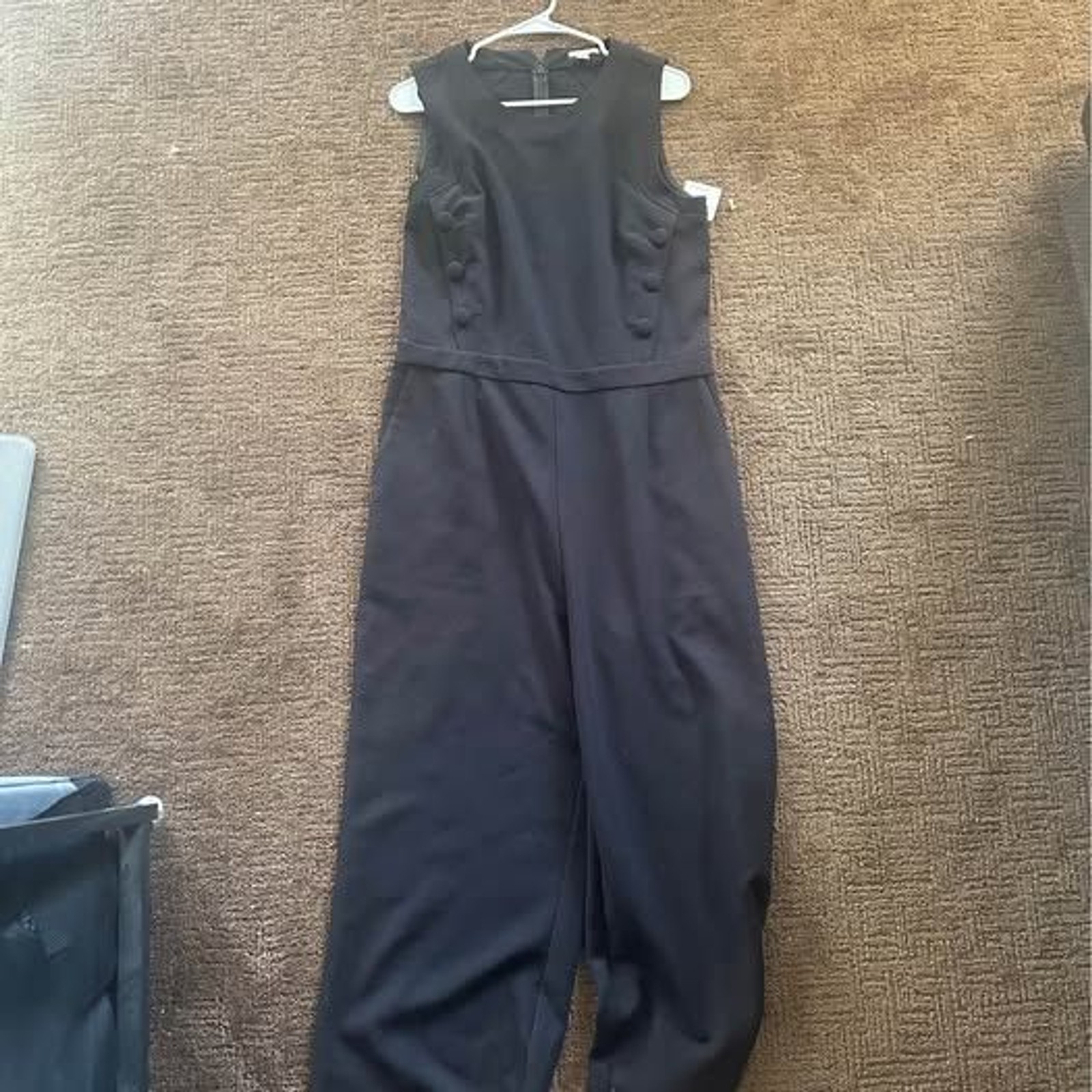 NWT Halogen Nordstrom Side-Button Wide-Leg Jumpsuit – Large