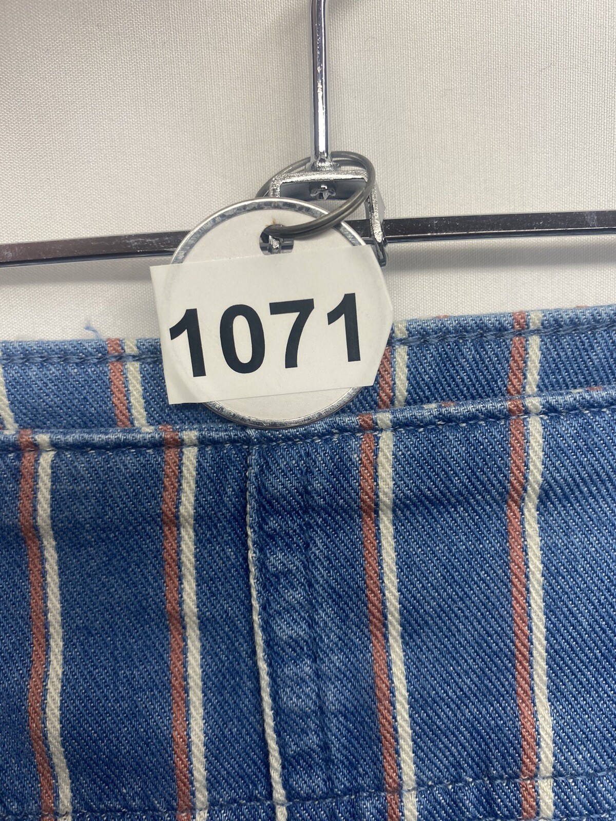 American Eagle Pants Pinstripe Blue RN 54485
