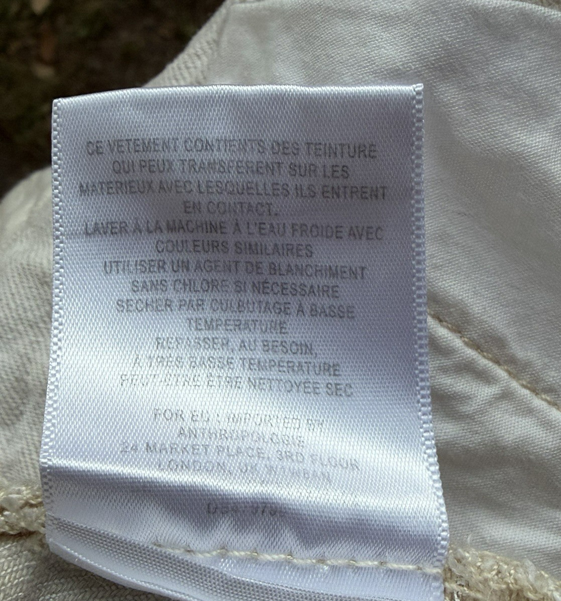 Anthropologie Pilcro Linen Blend White/Ivory Straight Leg Carpenter Overalls XS