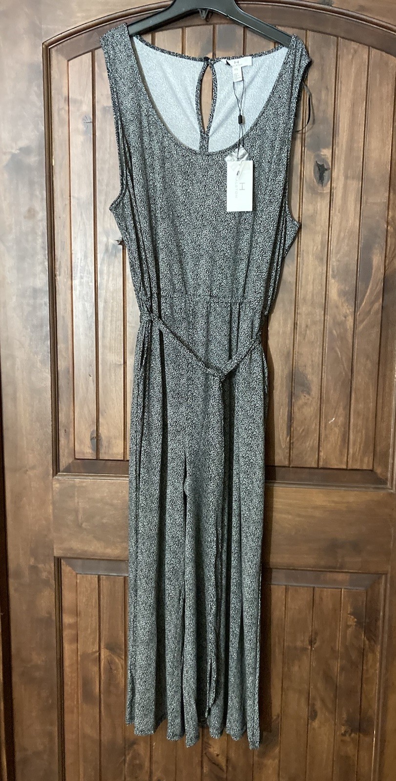 H By Halston Sleeveless Jumper, Black And White, Womens Size XXXL, NWT