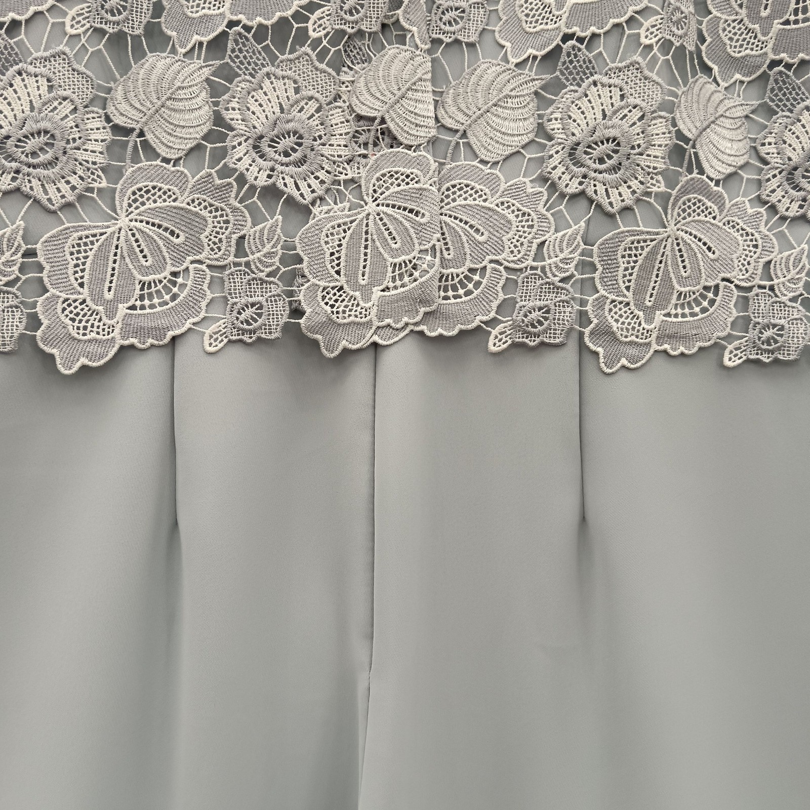 Phase Eight Jumpsuit UK16 Blue Floral Lace Overlay Womenswear – Preloved
