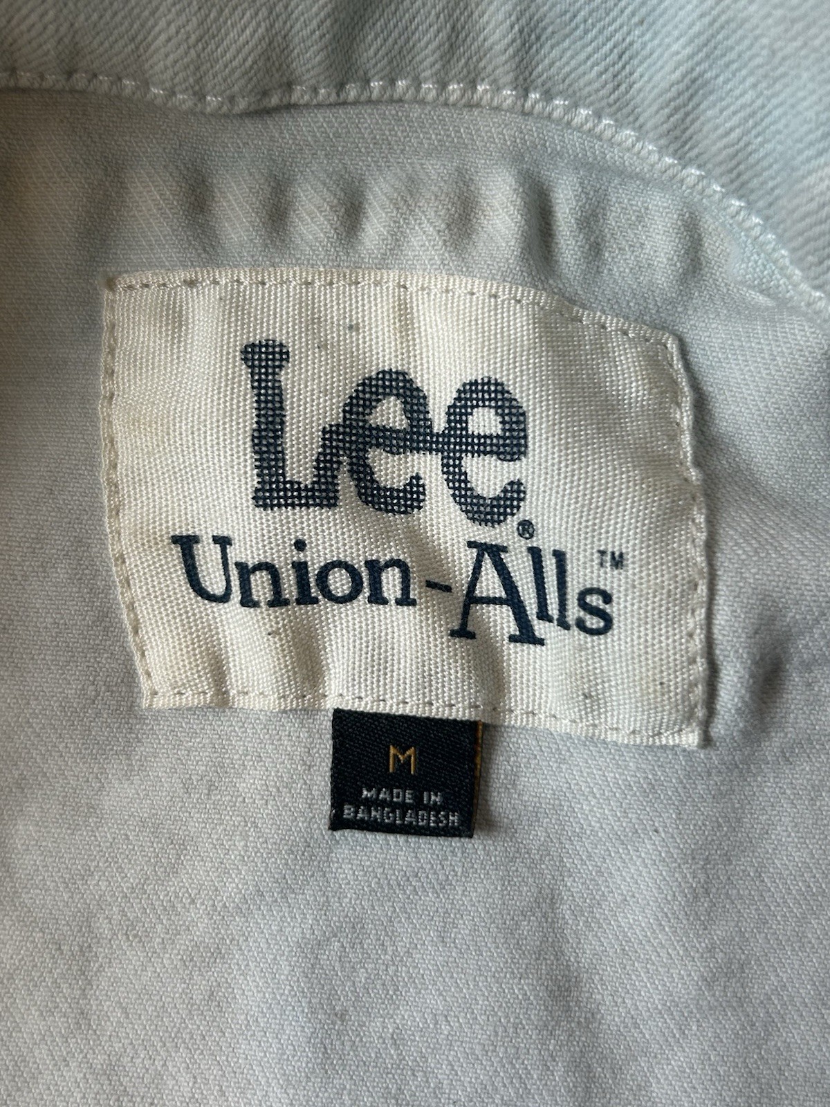 Lee Union Alls Short Romper Vintage Modern Blue Work Wear Medium