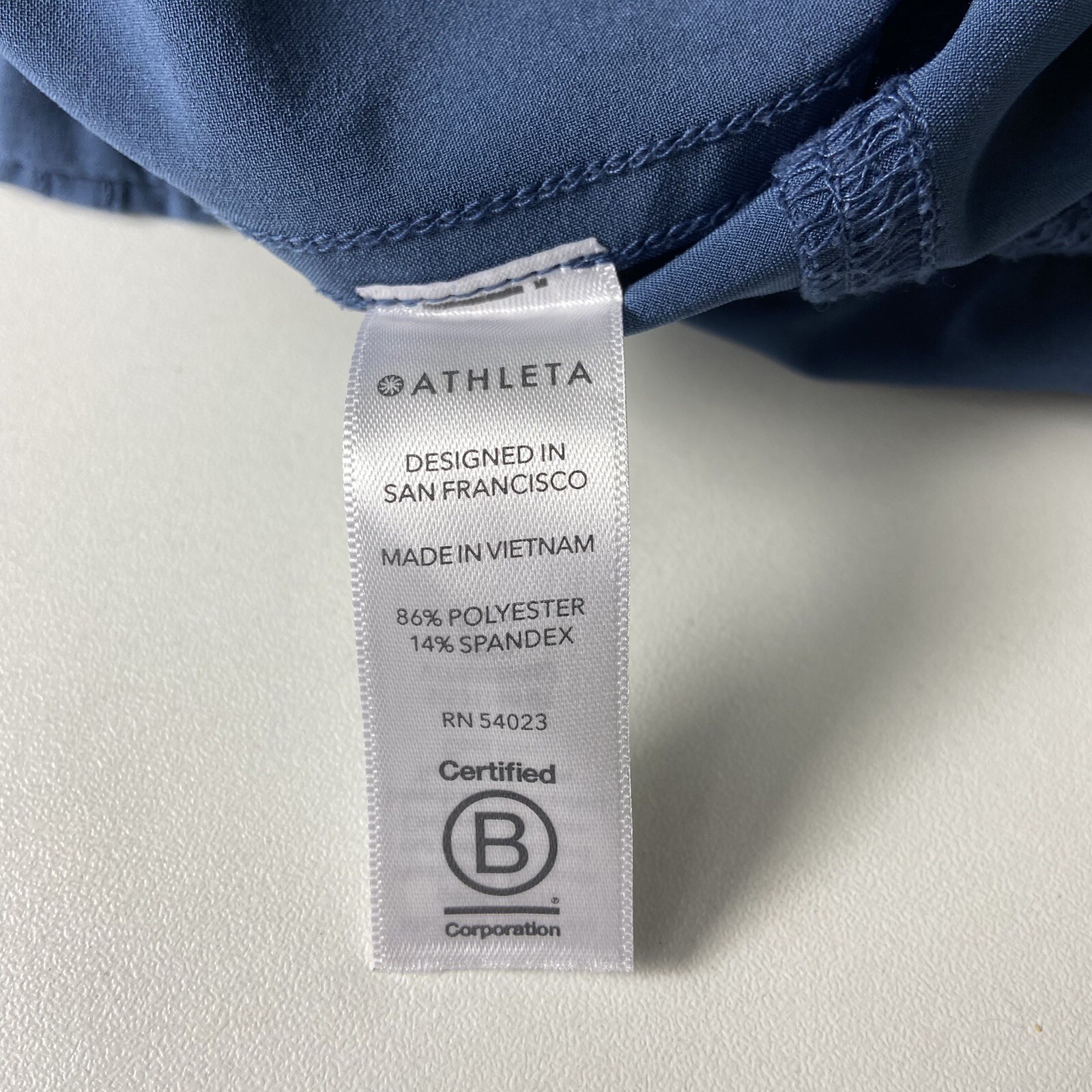 Athleta Unbound Jumpsuit Iron Blue Sz S Lightweight Jogger Zip Pockets