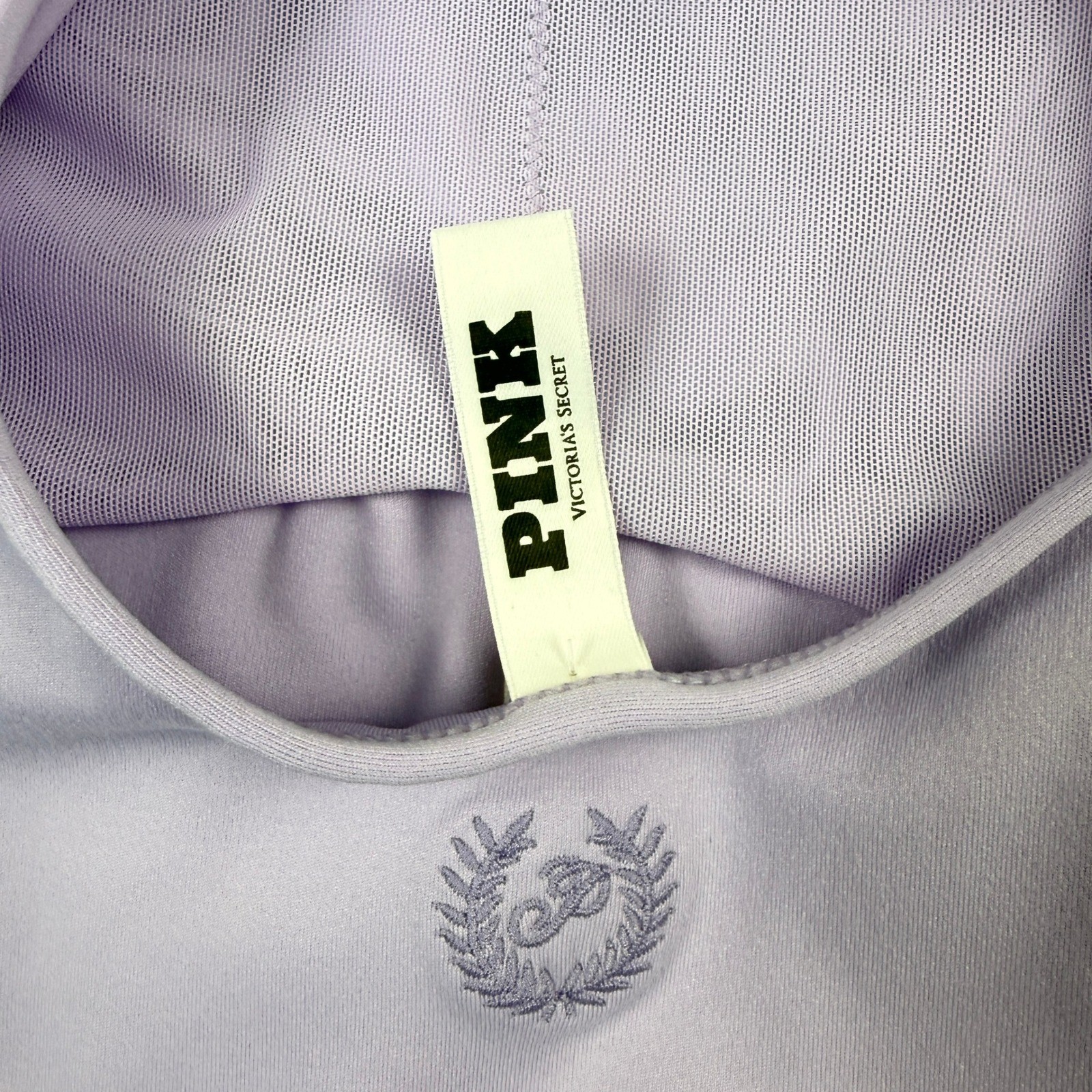 PINK Victoria’s Secret Ultimate Runsie Romper Womens XXL Light Purple