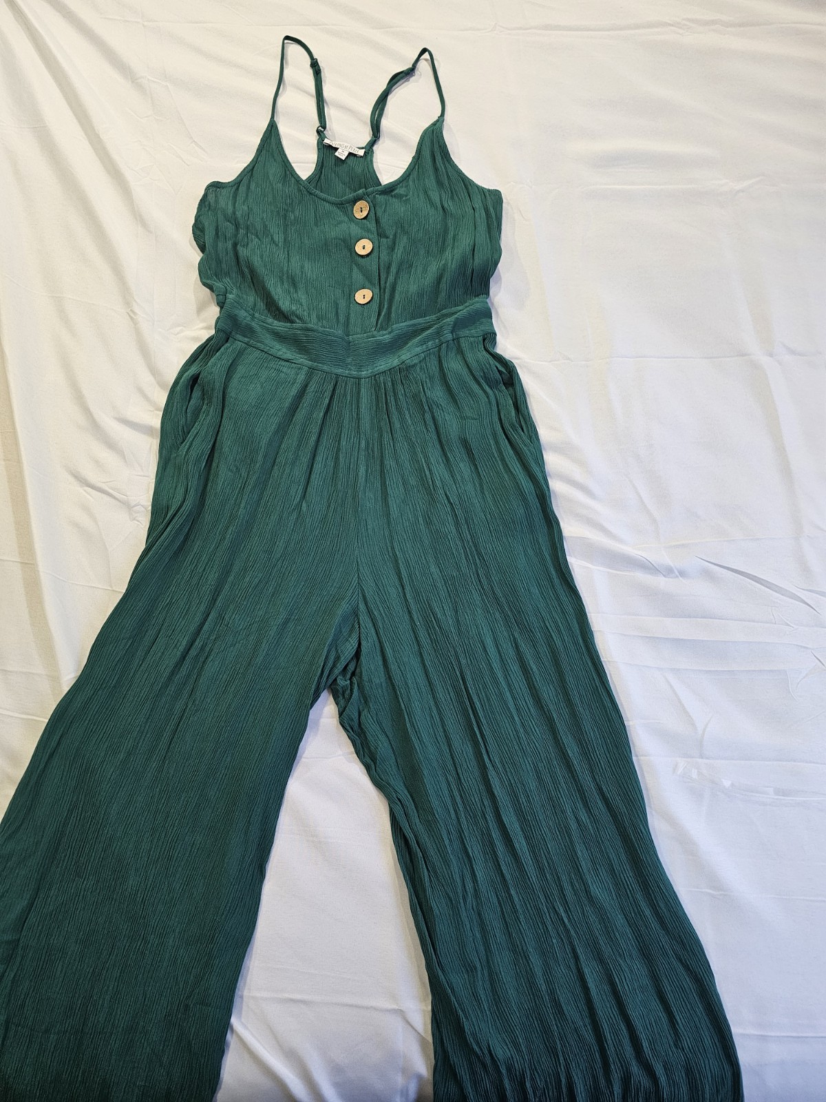 Patron Of Peace Womans No Sleeve Green Jumper Size Medium