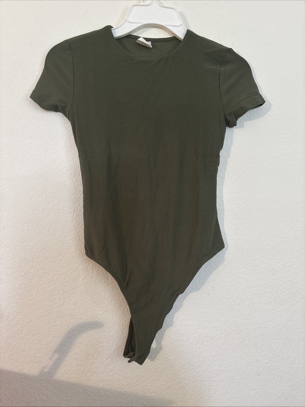 Women’s One Piece No Boundaries Olive Green Bodysuit New XS (0-2) Juniors