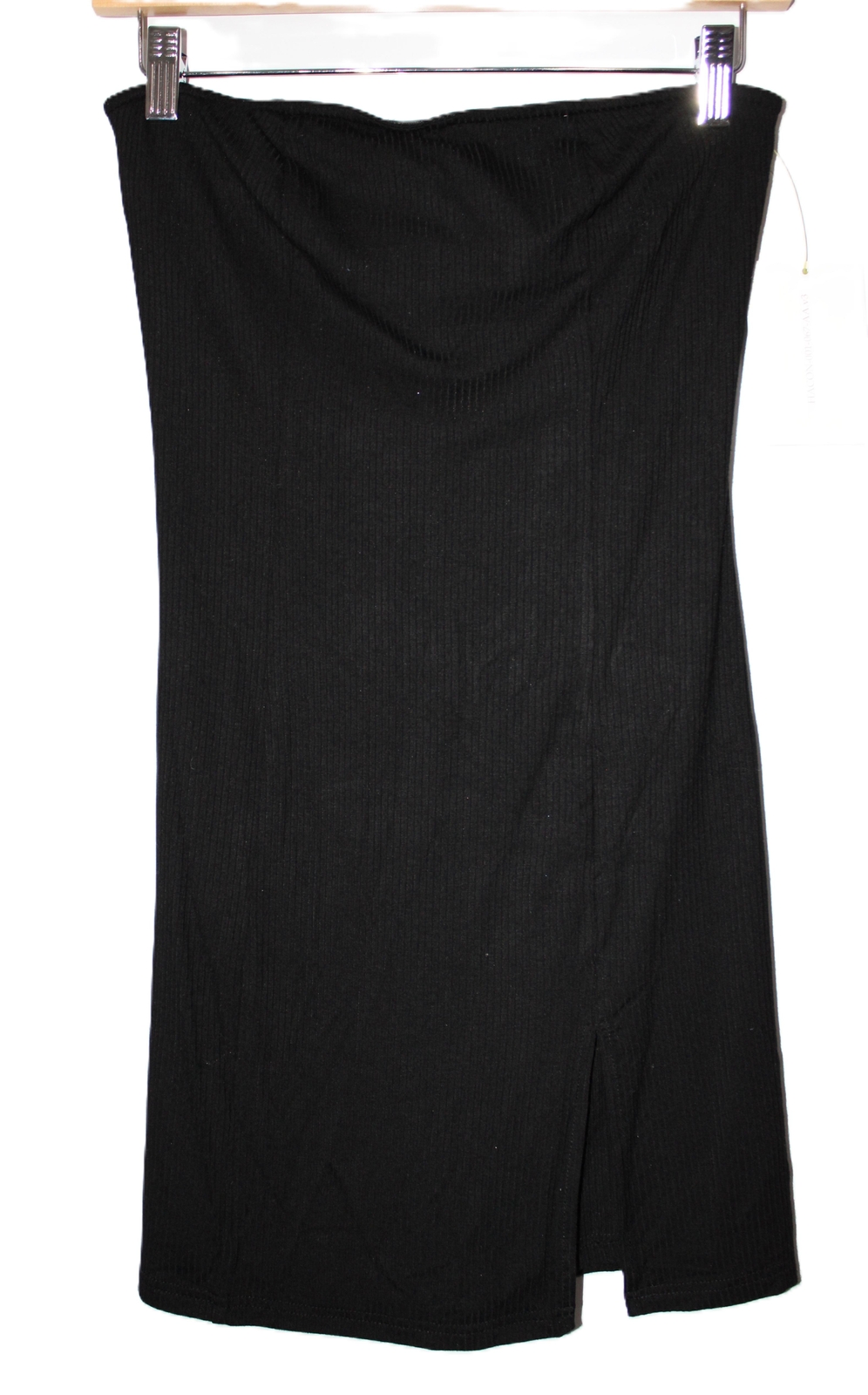 NWT Womens Le Lis Collection SM6653 Black Viscose Strapless Dress Romper Size S
