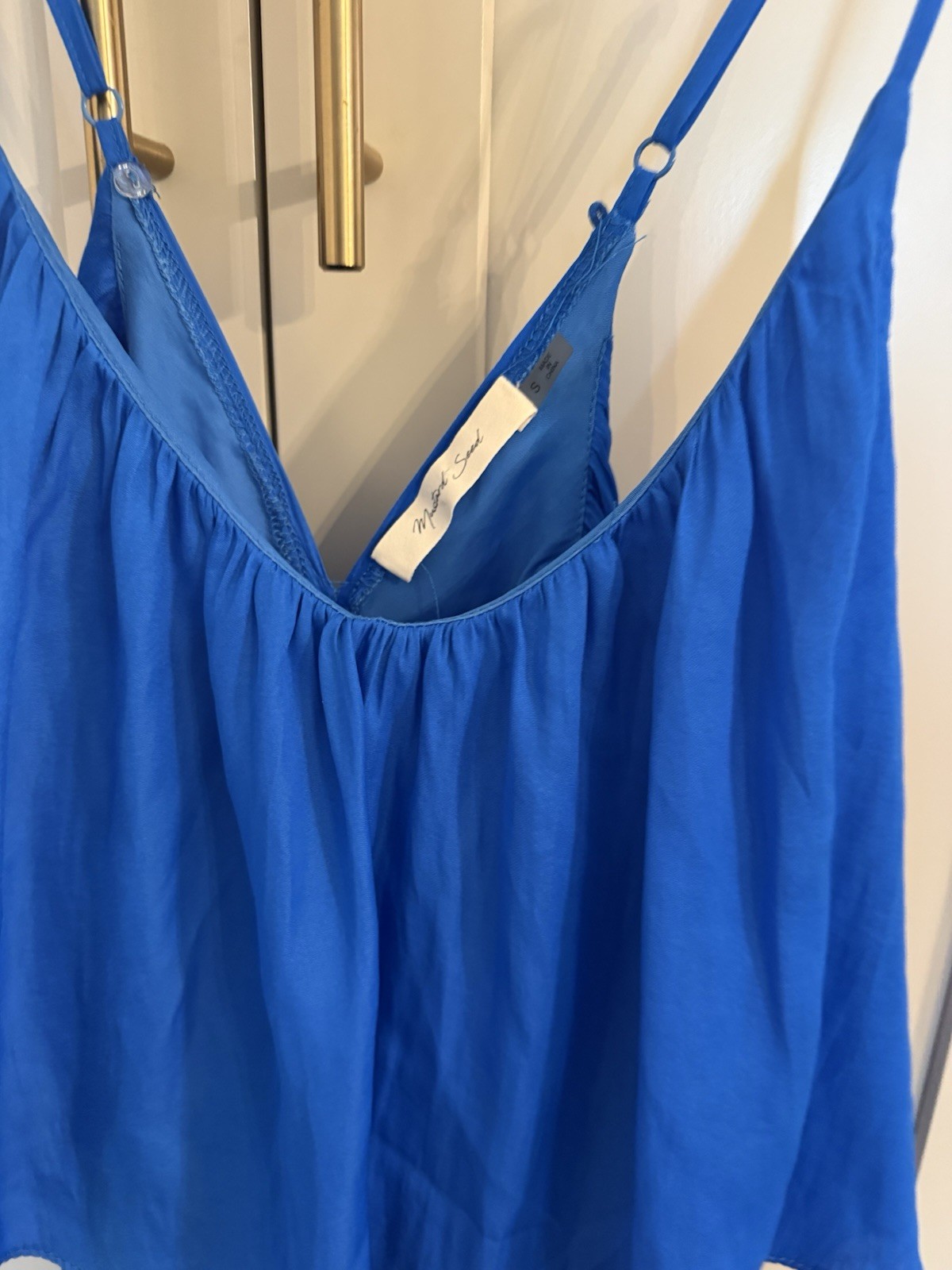 Mustard Seed Women’s Blue Romper Skirt/Shorts Small