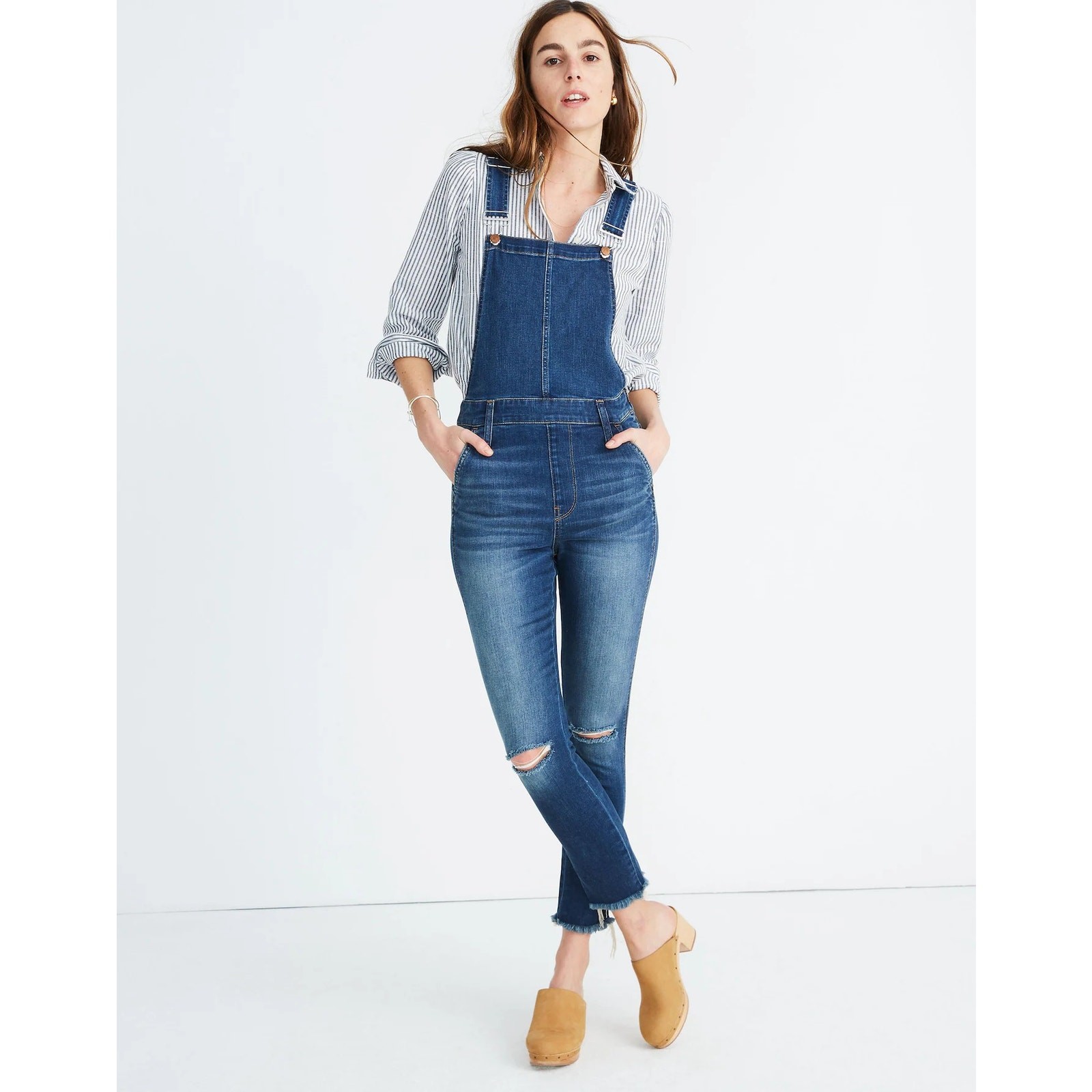 Madewell Roadtripper Overalls in Brodie Wash sz M
